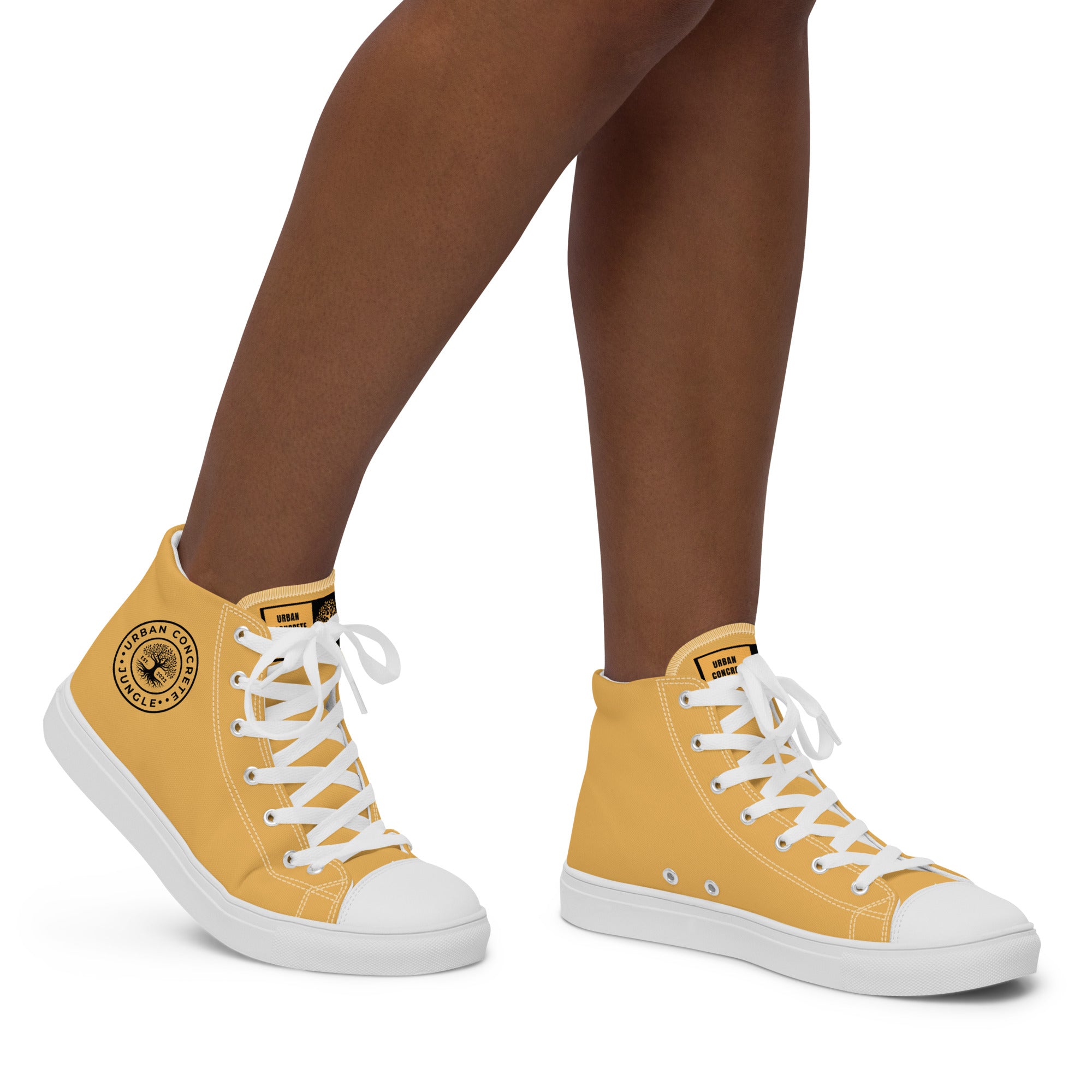 Women’s high top canvas GFACE Gold Urban Concrete Jungle Kicks