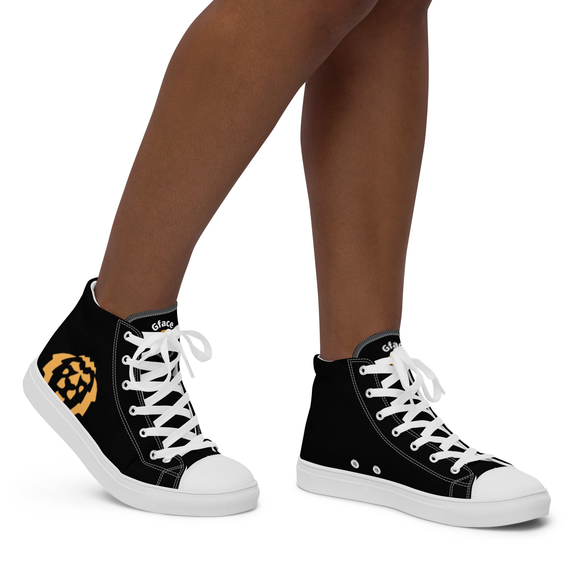 Women’s high top canvas GFACE Gold Lion kicks