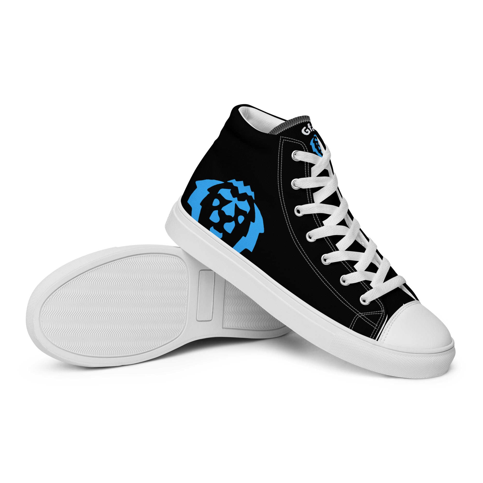 Women’s high top canvas GFACE Blue Lion Unleash The Swagger kicks