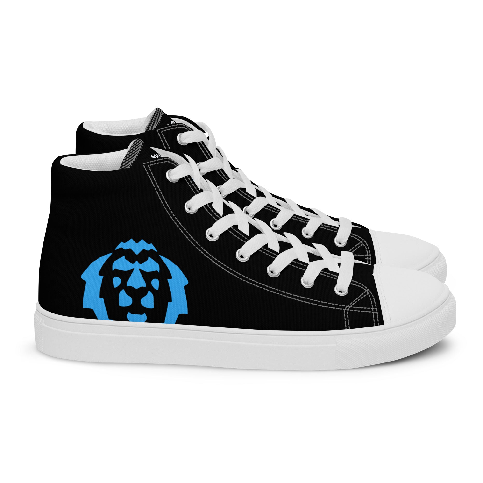 Women’s high top canvas GFACE Blue Lion Unleash The Swagger kicks