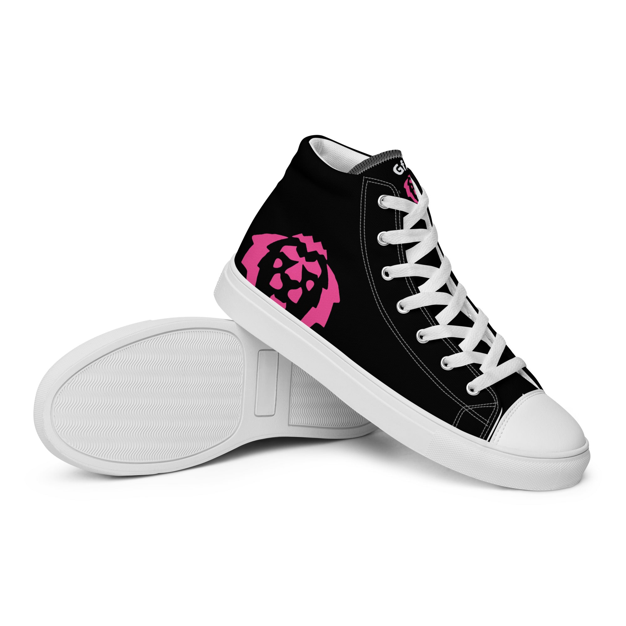 Women’s high top canvas GFACE Pink Lion  kicks