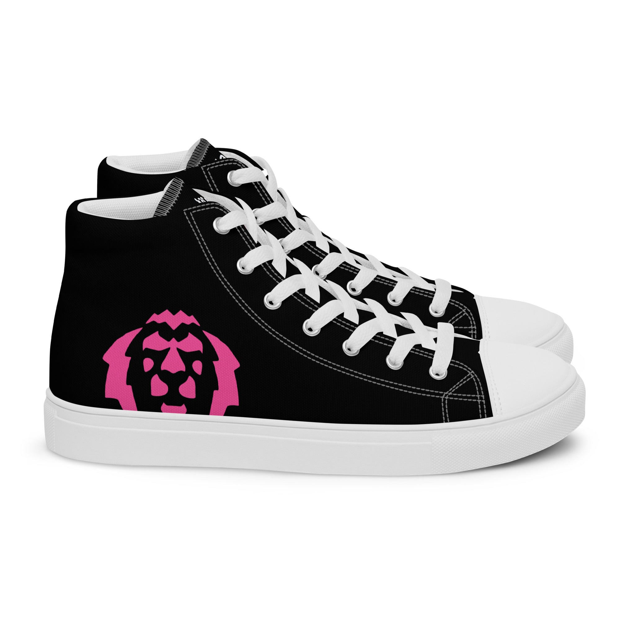 Women’s high top canvas GFACE Pink Lion  kicks