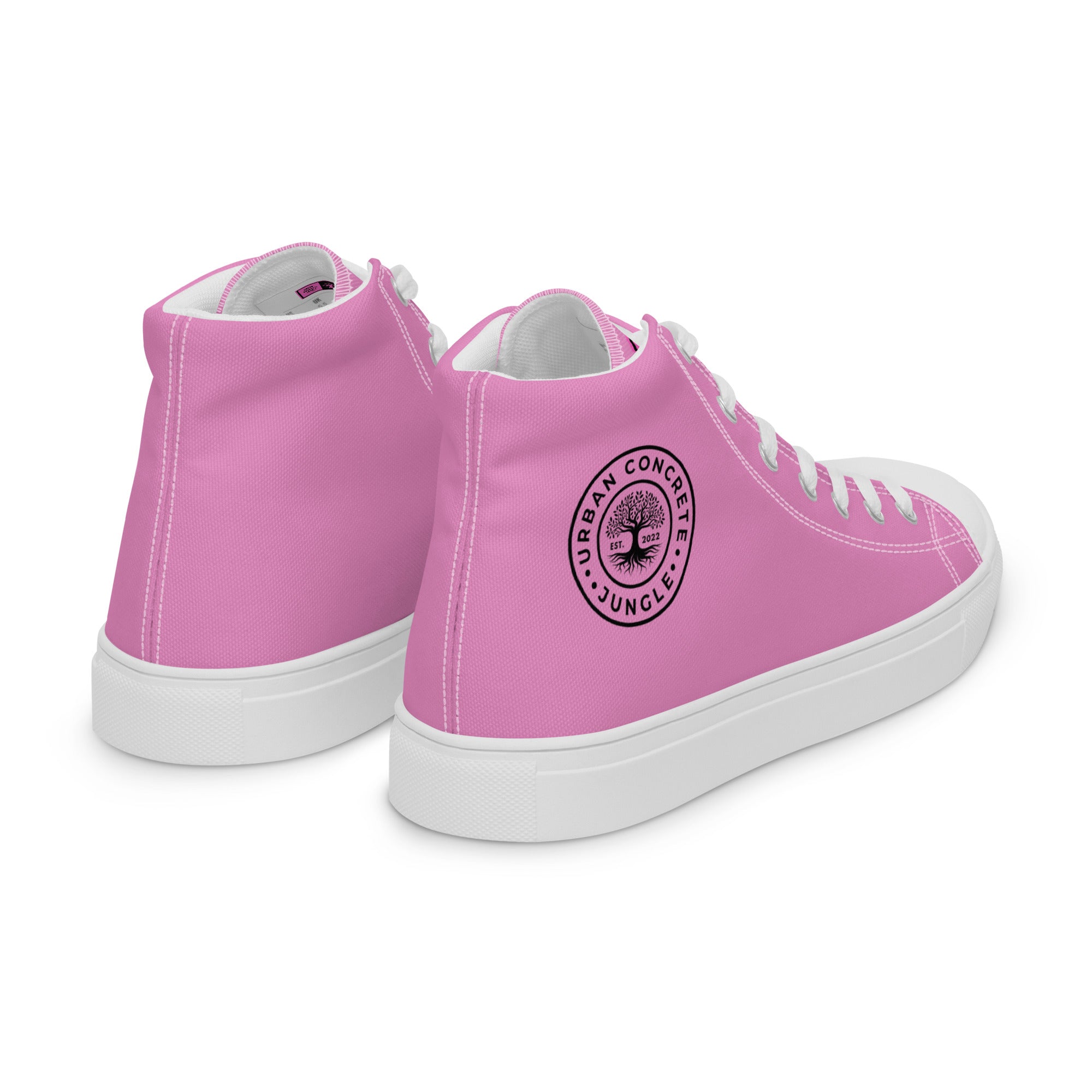 Women’s high top canvas Gface Pink Urban Concrete Jungle Kicks