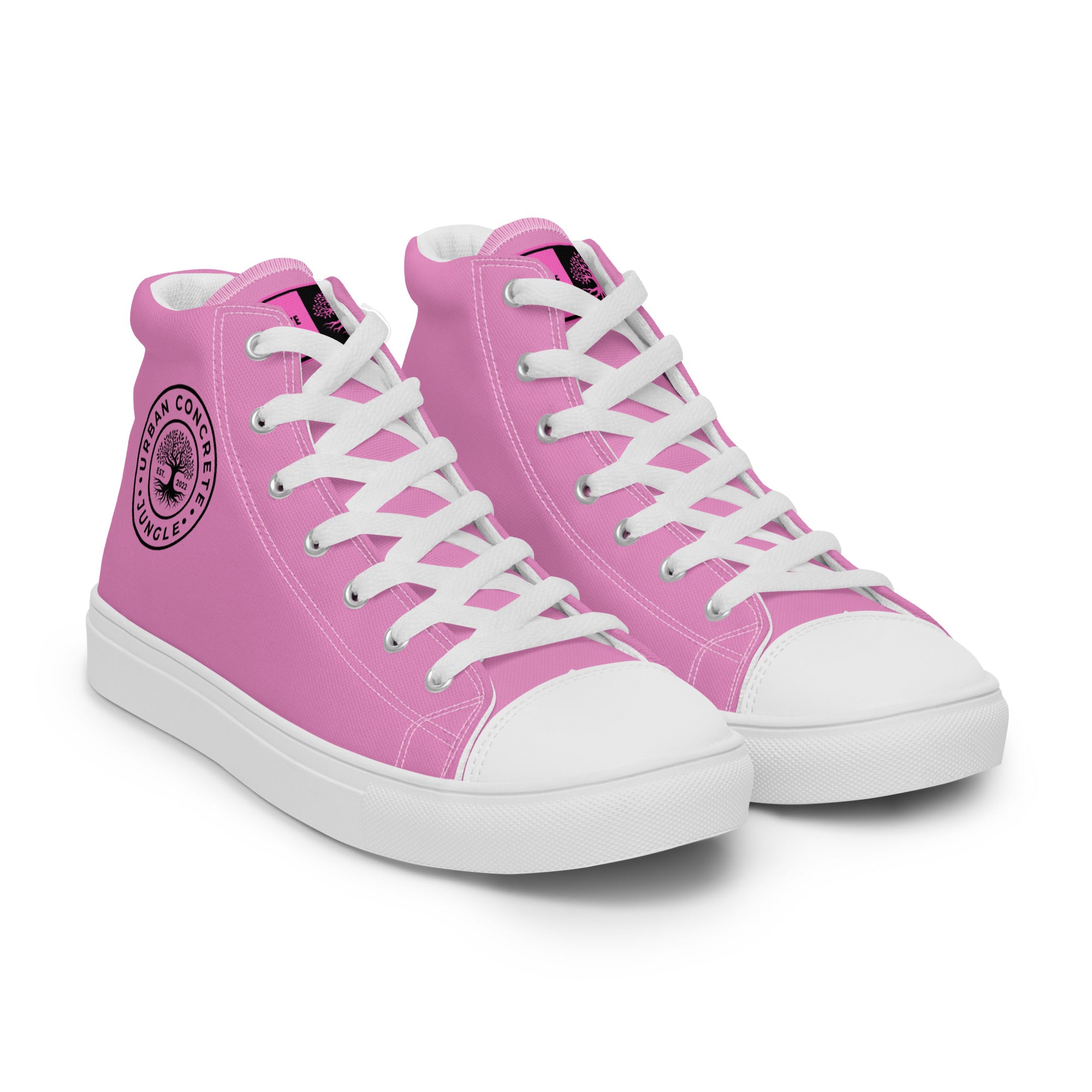 Women’s high top canvas Gface Pink Urban Concrete Jungle Kicks