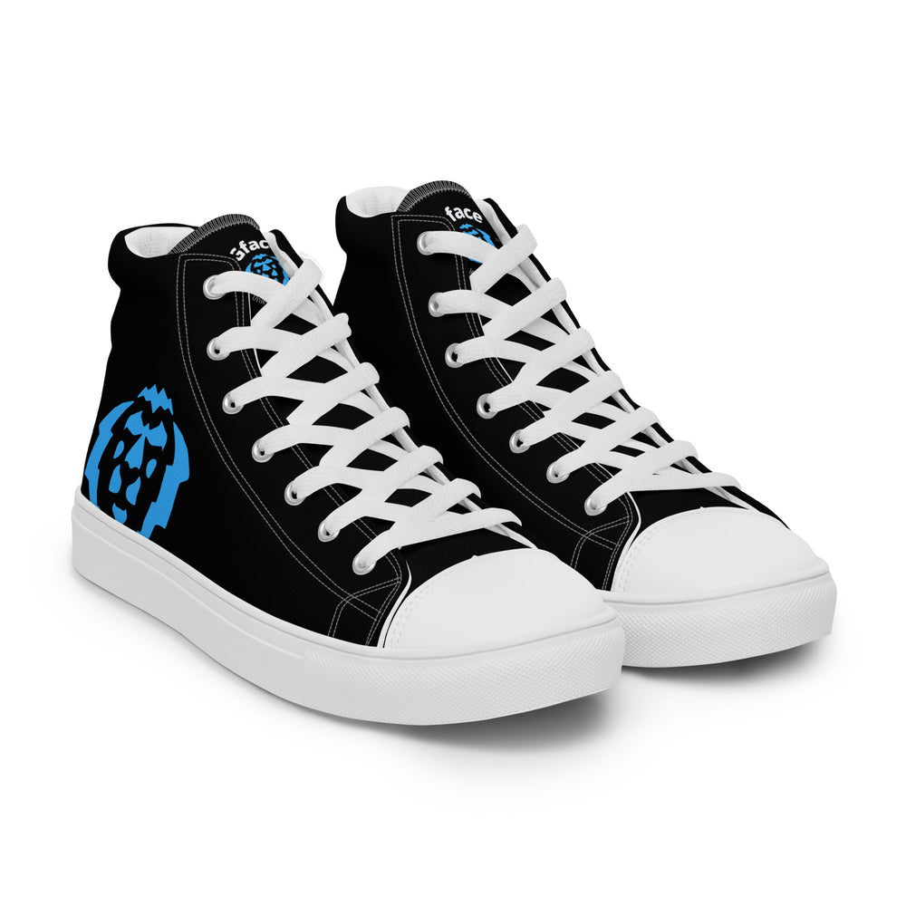 Women’s high top canvas GFACE Blue Lion Unleash The Swagger kicks