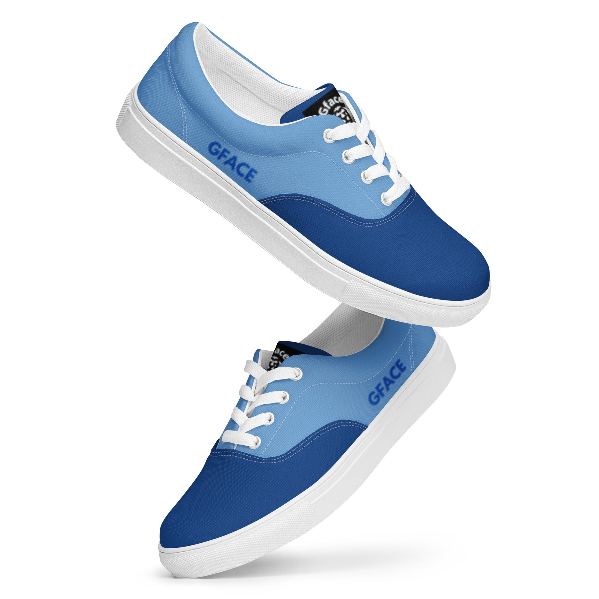 Women’s blue canvas GFACE Kicks