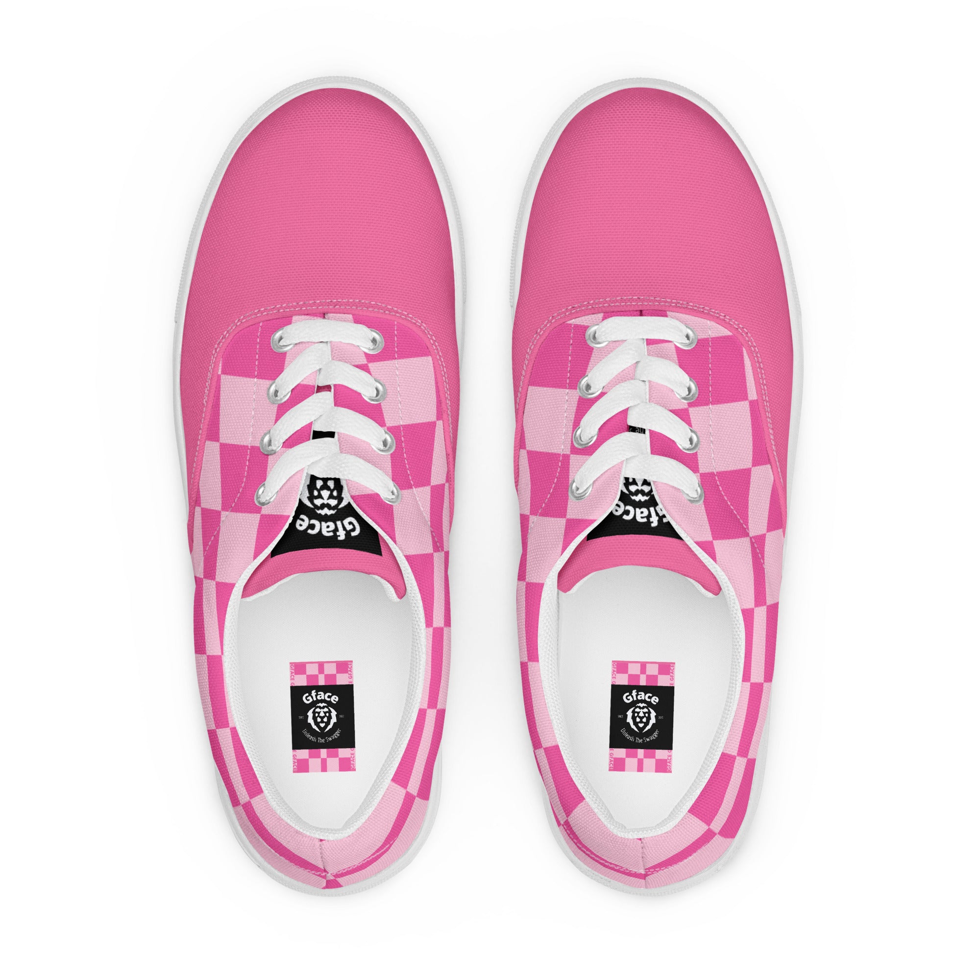 Women’s Pink Checker GFACE Kicks