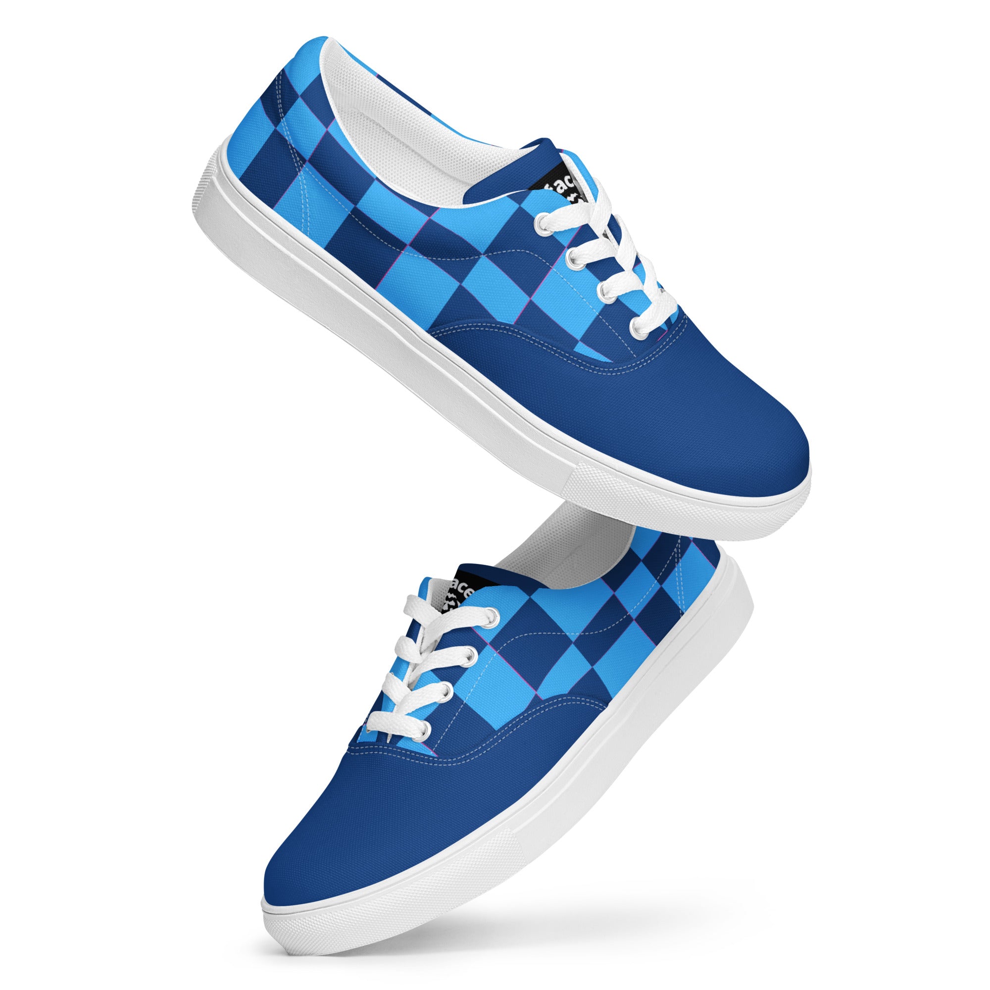 Women’s Blue Checker GFACE Kicks