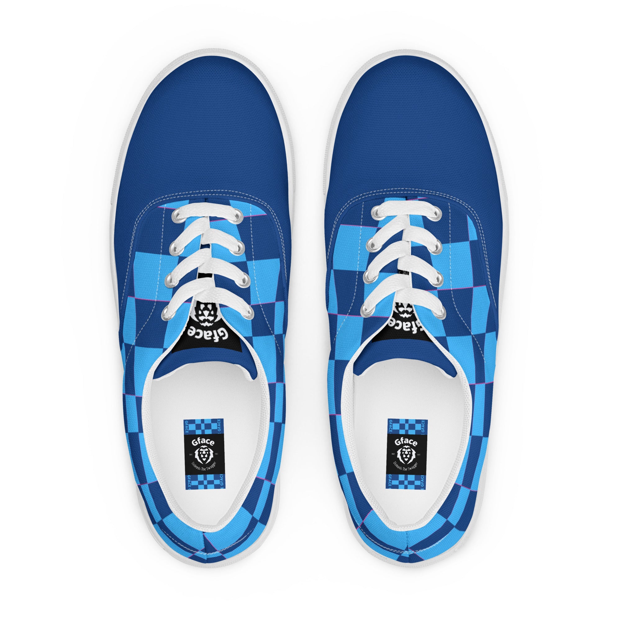 Women’s Blue Checker GFACE Kicks