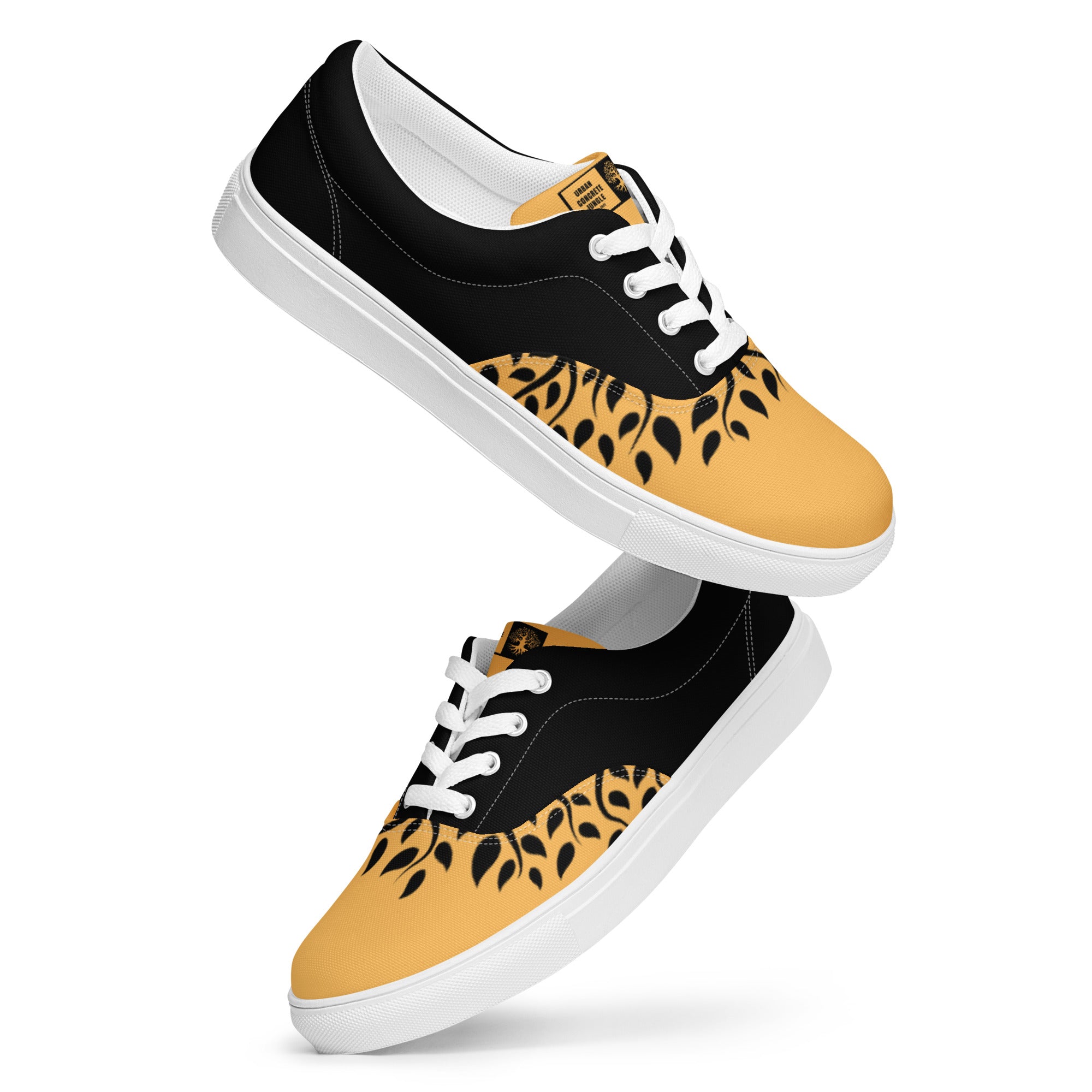 Women’s lace-up canvas Gface Gold Urban Concrete Jungle kicks