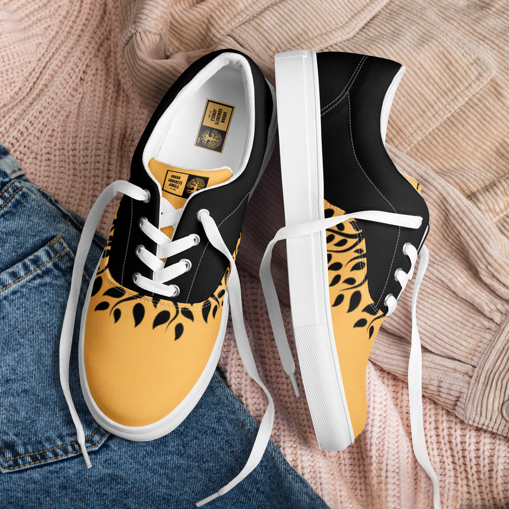 Women’s lace-up canvas Gface Gold Urban Concrete Jungle kicks