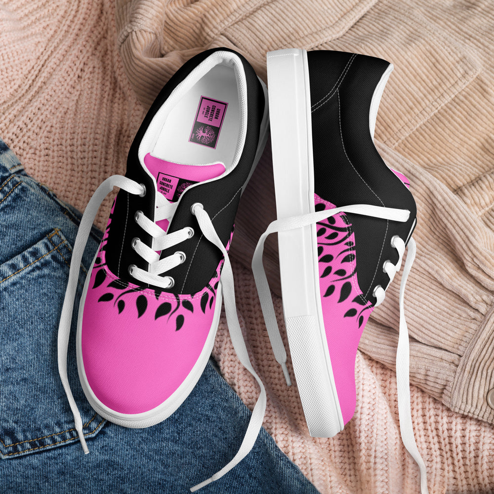 Women’s lace-up canvas Gface Pink Urban Concrete Jungle Kicks