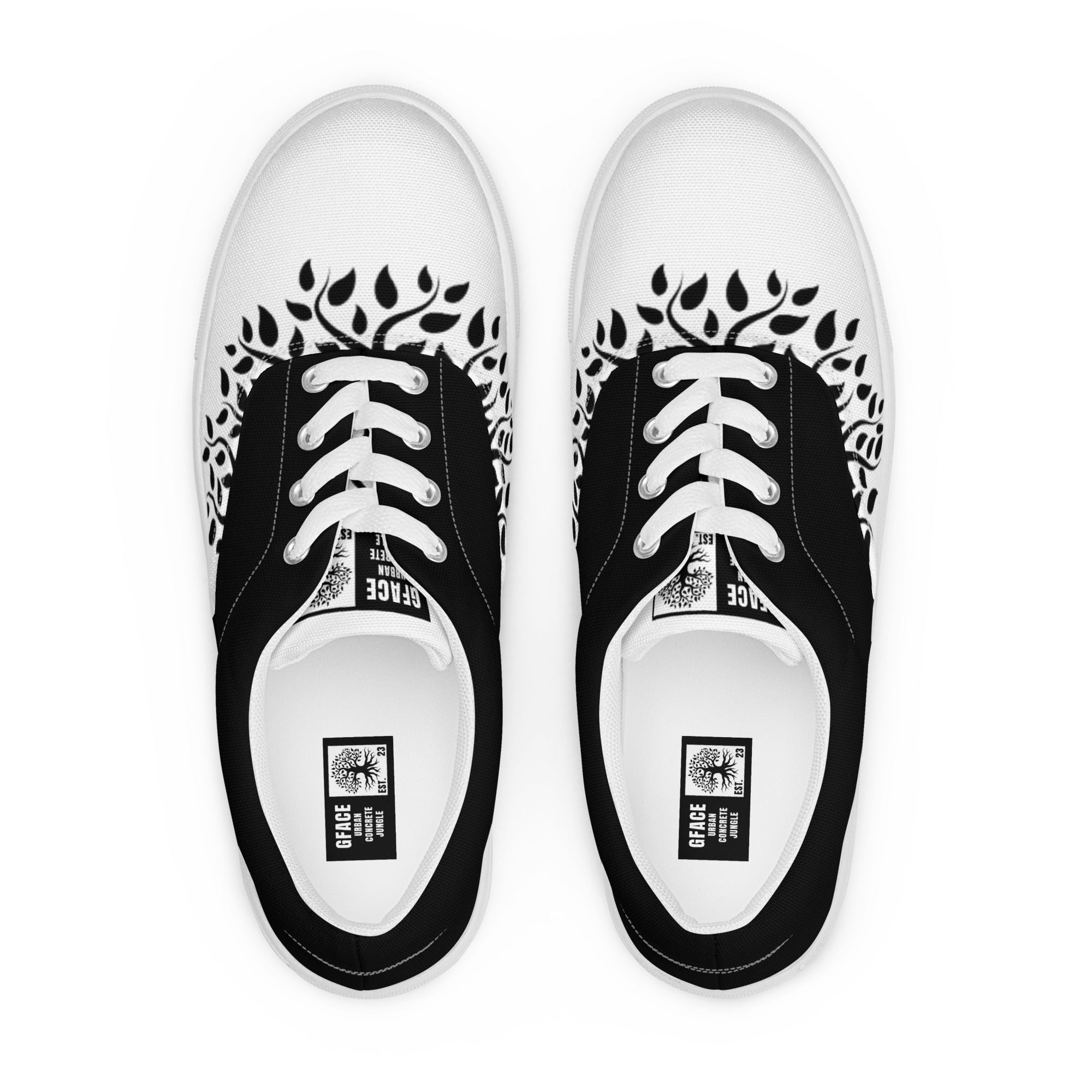 Women’s lace-up canvas Gface White Urban Concrete Jungle kicks