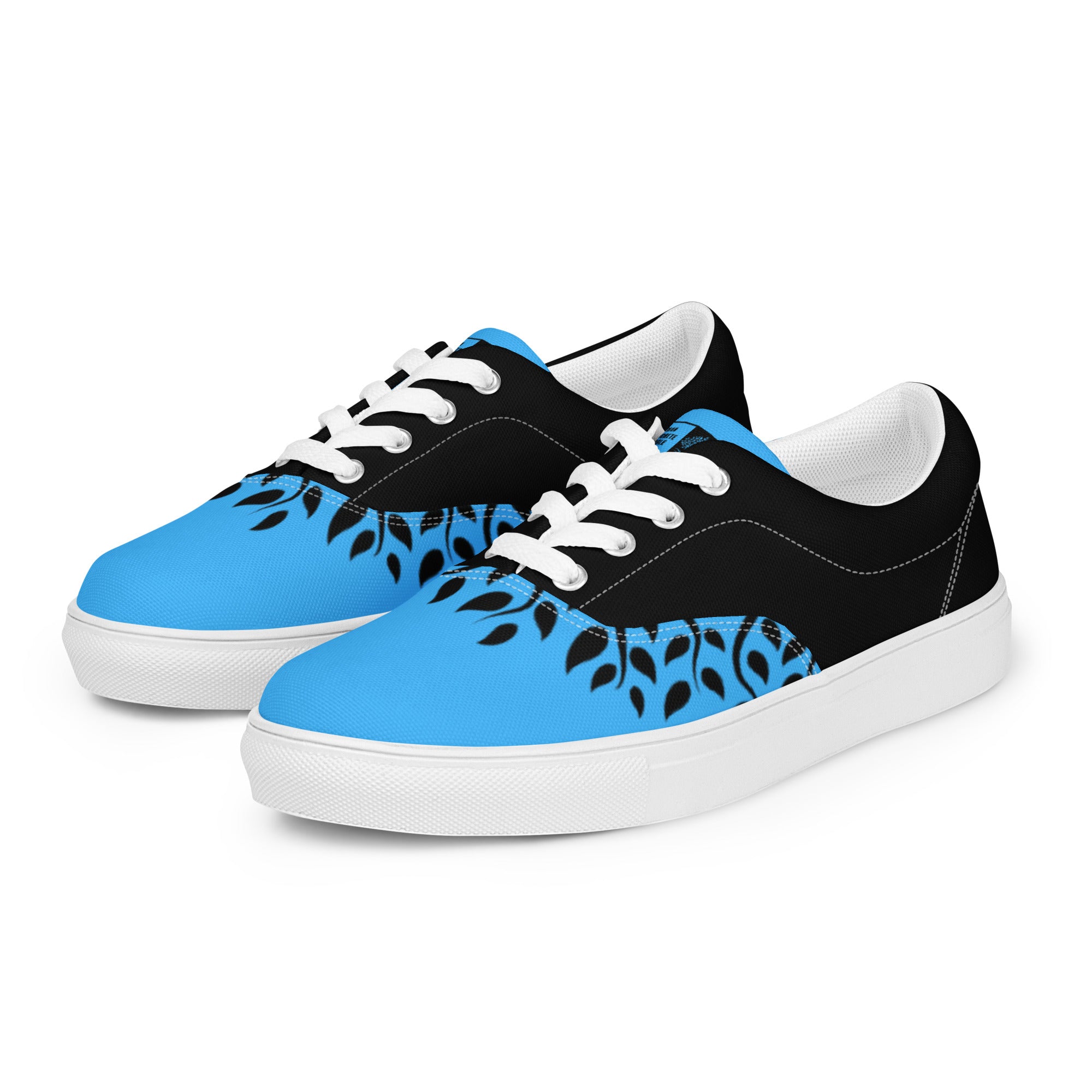 Women’s lace-up canvas Gface Blue Urban Concrete Jungle Kicks