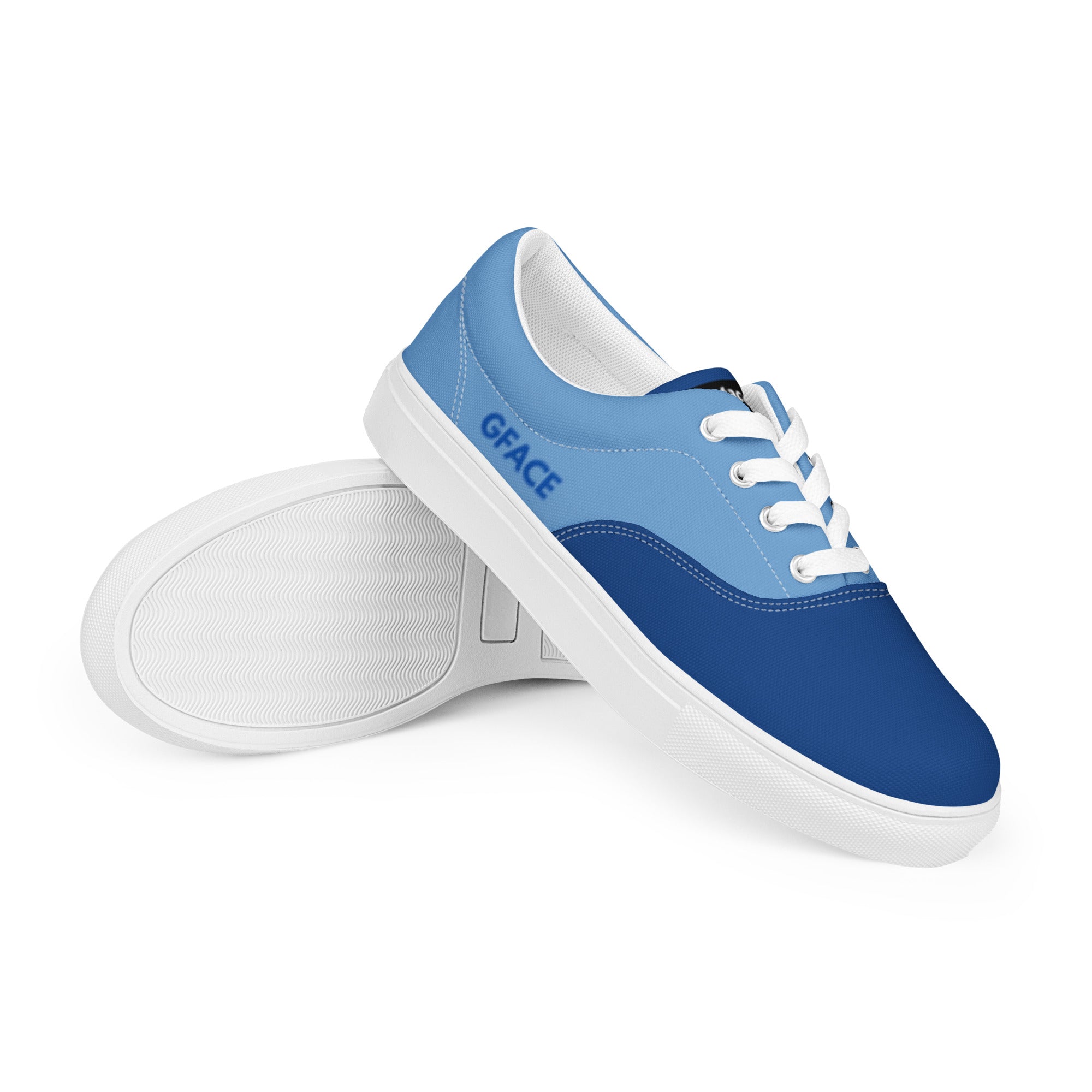 Women’s blue canvas GFACE Kicks