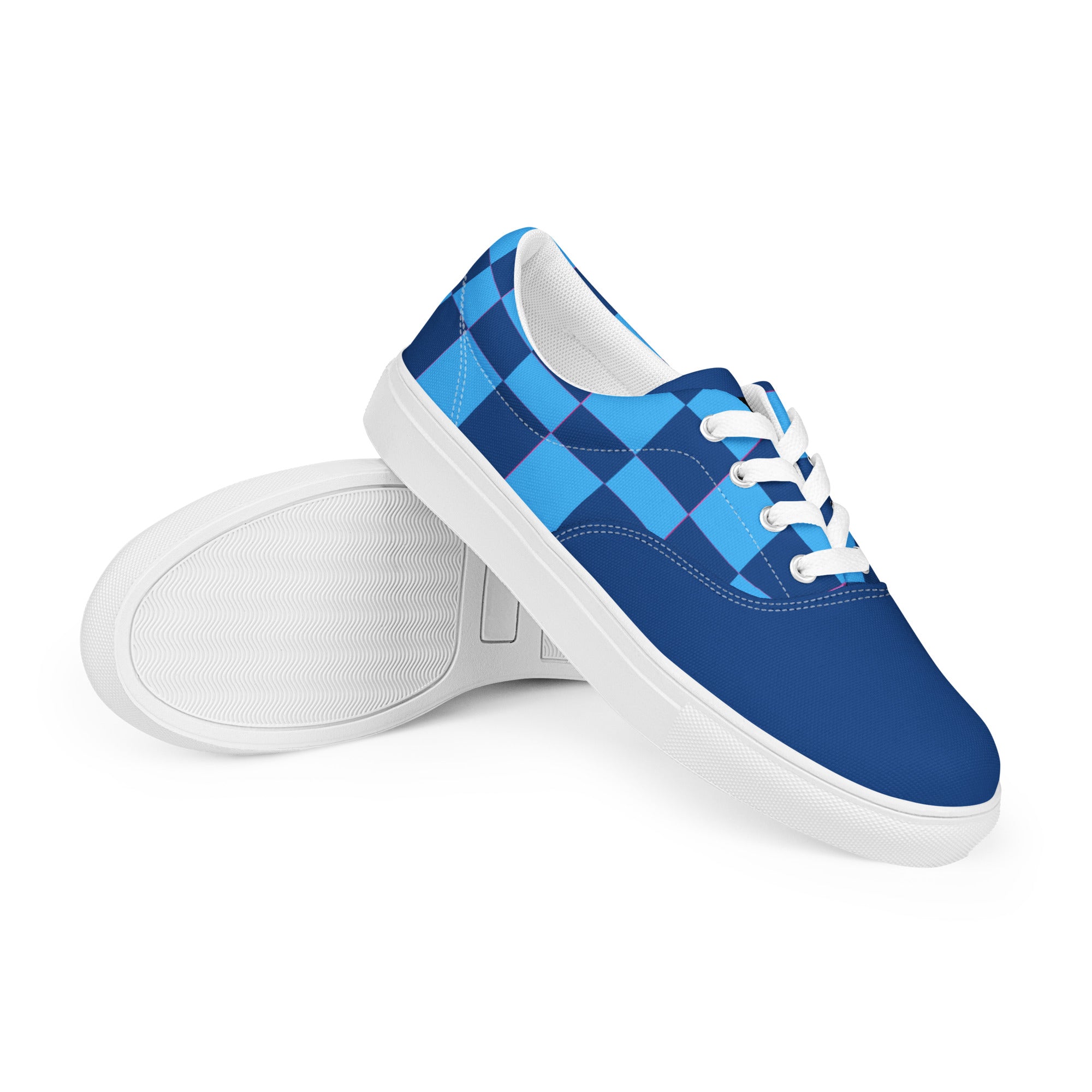 Women’s Blue Checker GFACE Kicks