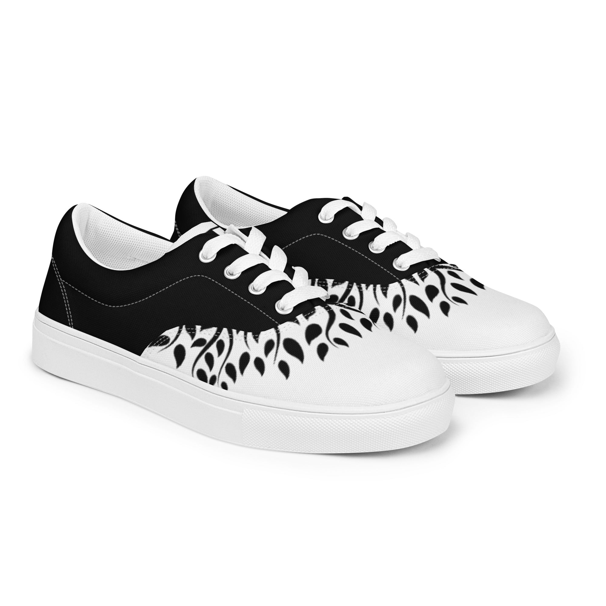 Women’s lace-up canvas Gface White Urban Concrete Jungle kicks