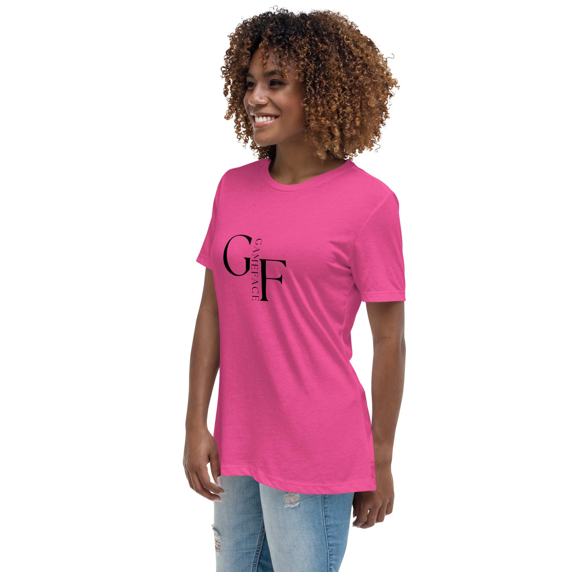 Gface Women's Relaxed T-Shirt GameFace logo (multi-color)