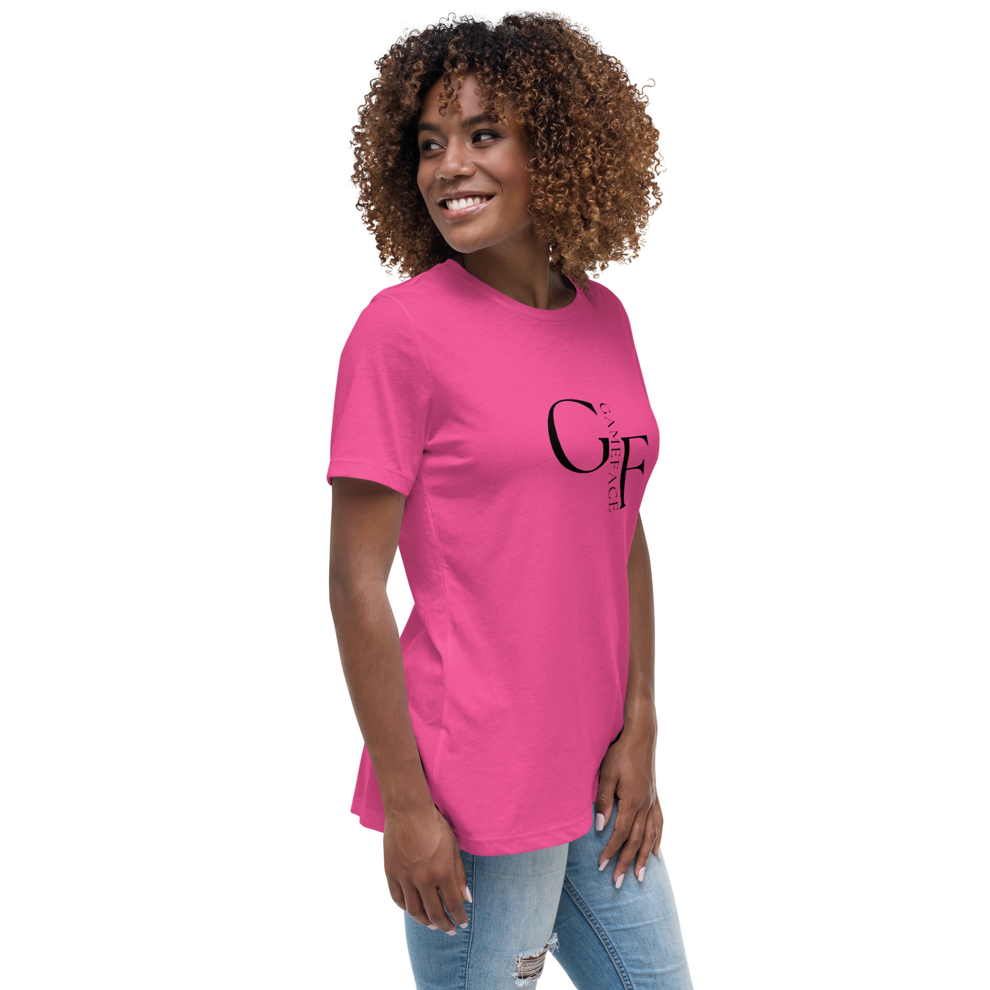 Gface Women's Relaxed T-Shirt GameFace logo (multi-color)