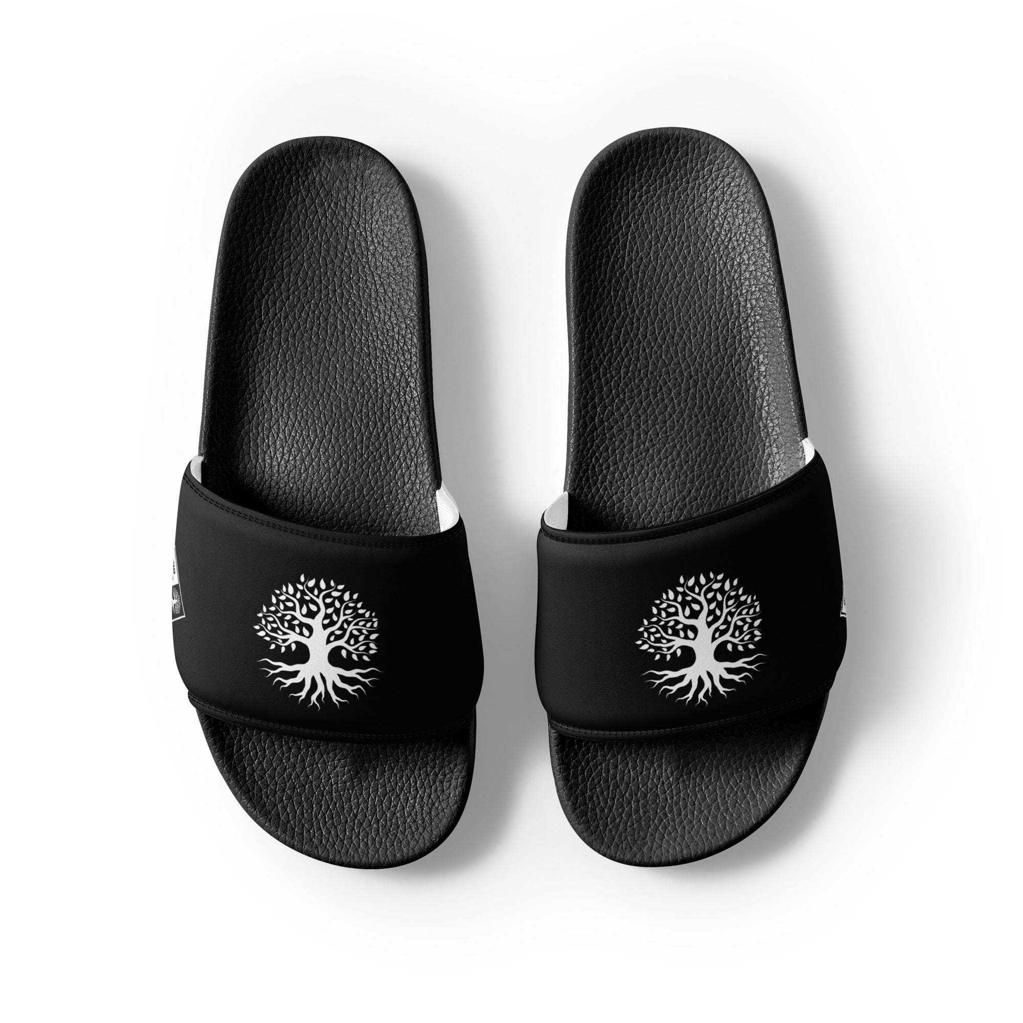 Women's slides Gface White Urban Concrete Jungle