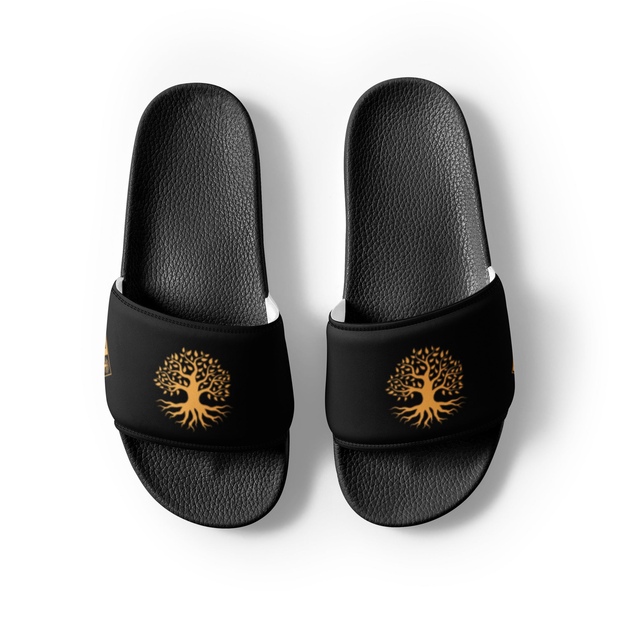 Women's slides Gface Gold Urban Concrete Jungle