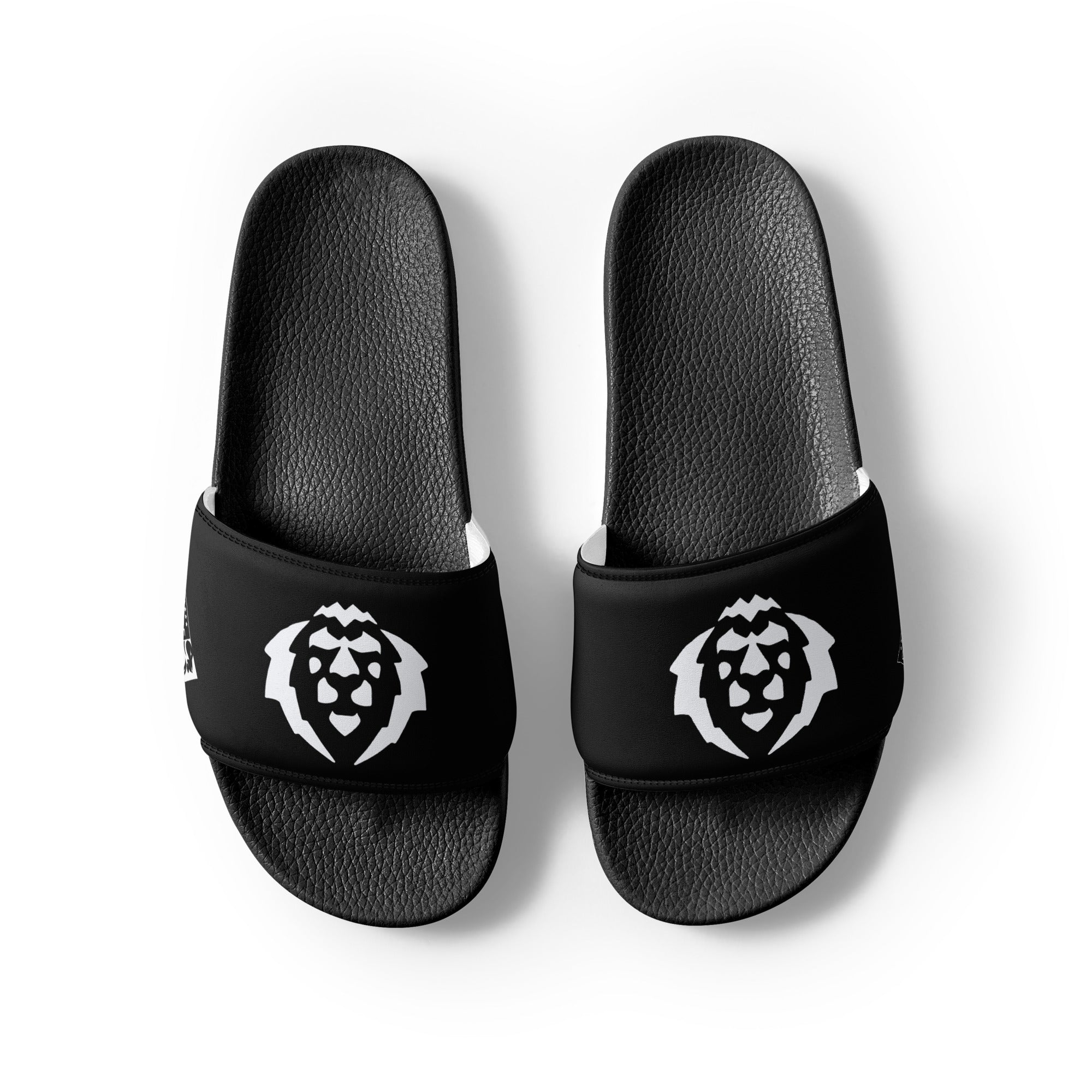 Women's Gface White Lion Slides