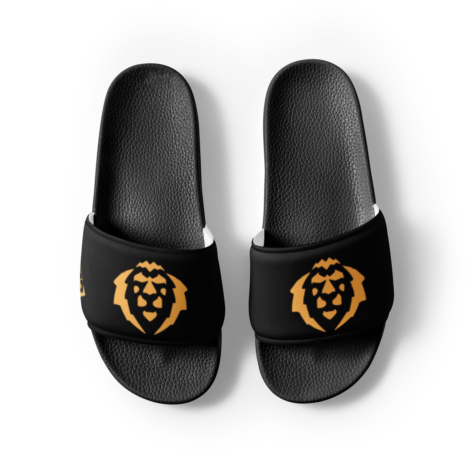 Women's Gface Gold Lion Logo slides