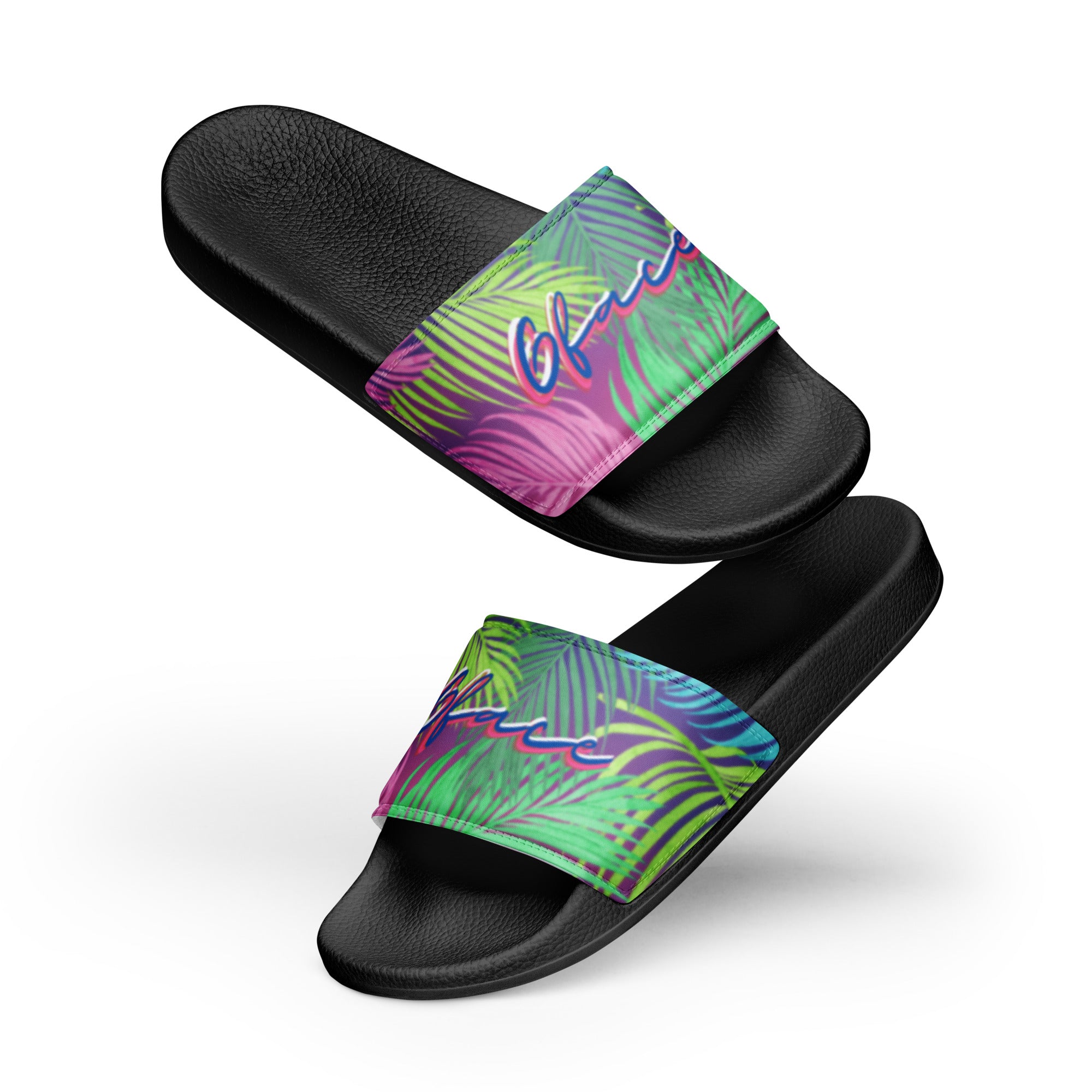 Women's Retro Floral GFACE Slides