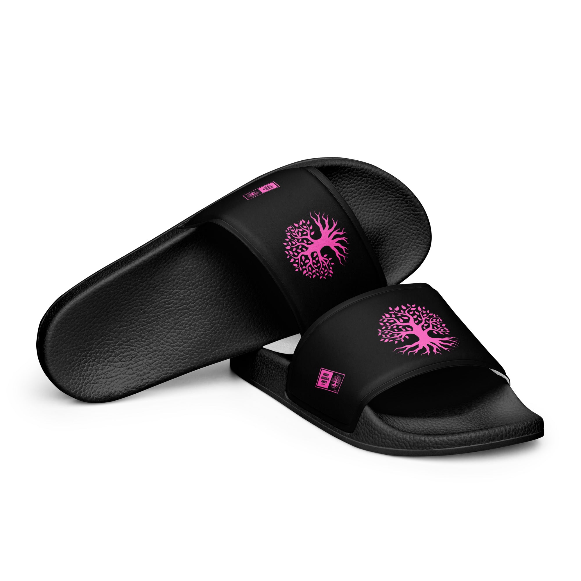 Women's slides Gface Pink Urban Concrete Jungle