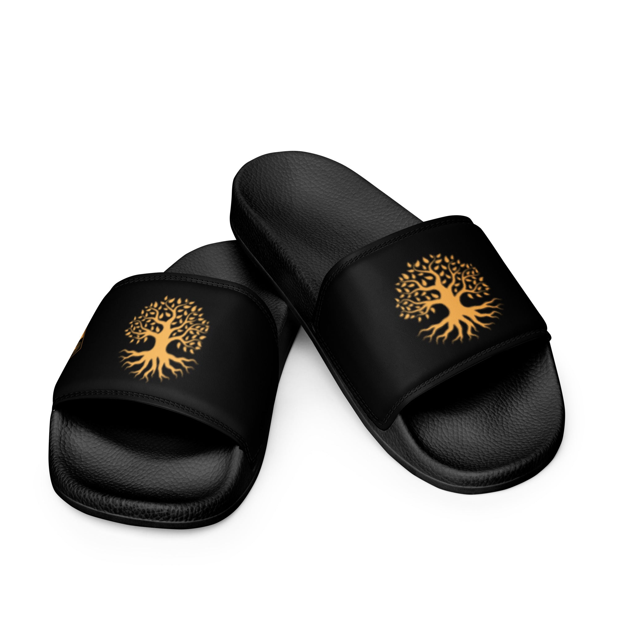 Women's slides Gface Gold Urban Concrete Jungle