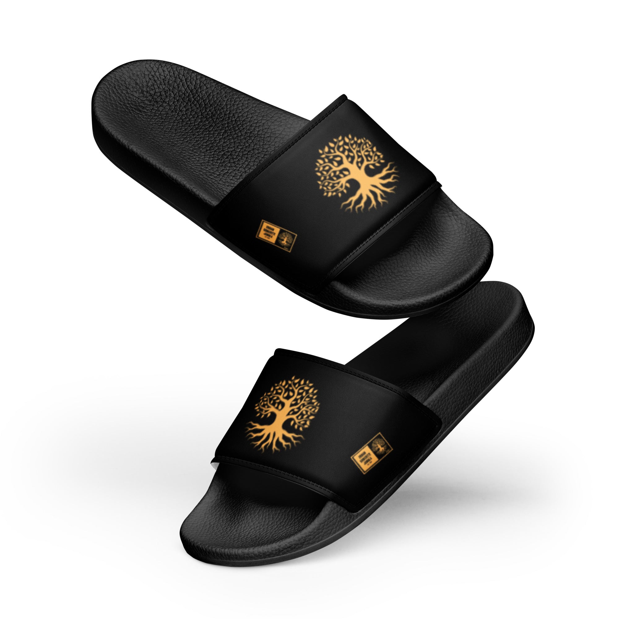 Women's slides Gface Gold Urban Concrete Jungle