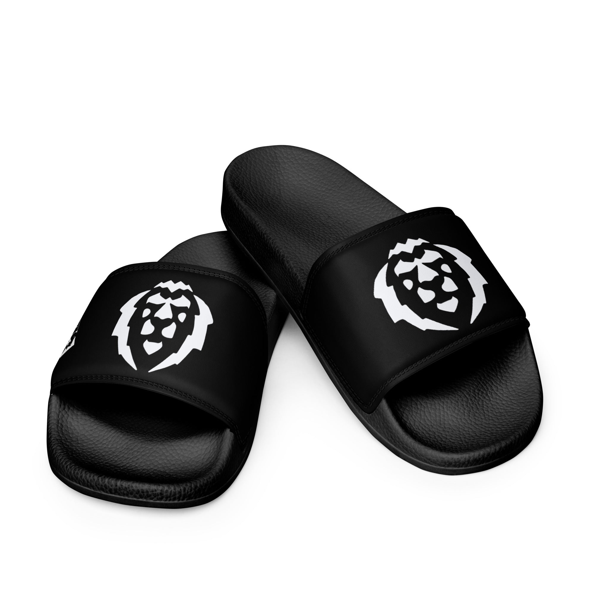 Women's Gface White Lion Slides