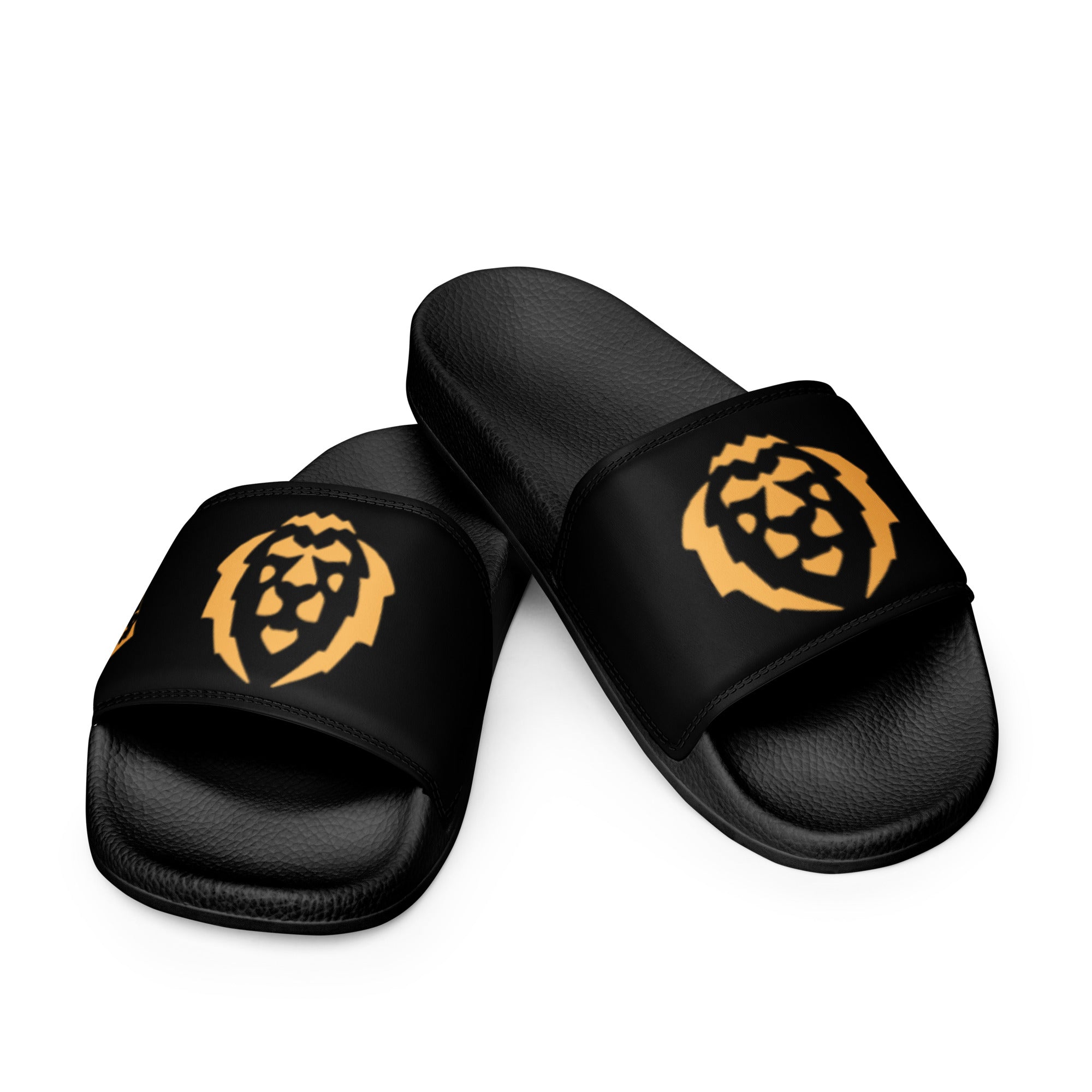 Women's Gface Gold Lion Logo slides