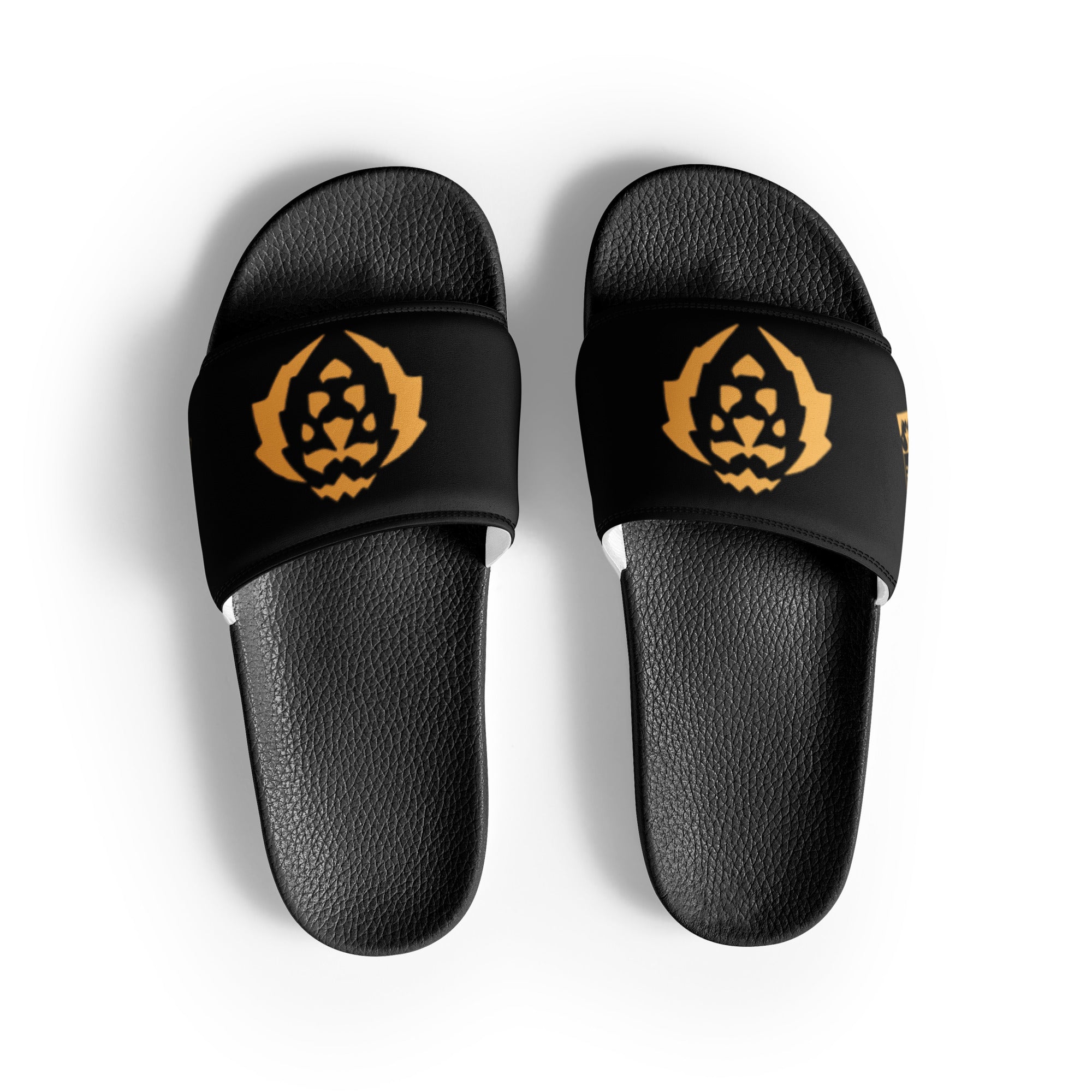 Women's Gface Gold Lion Logo slides