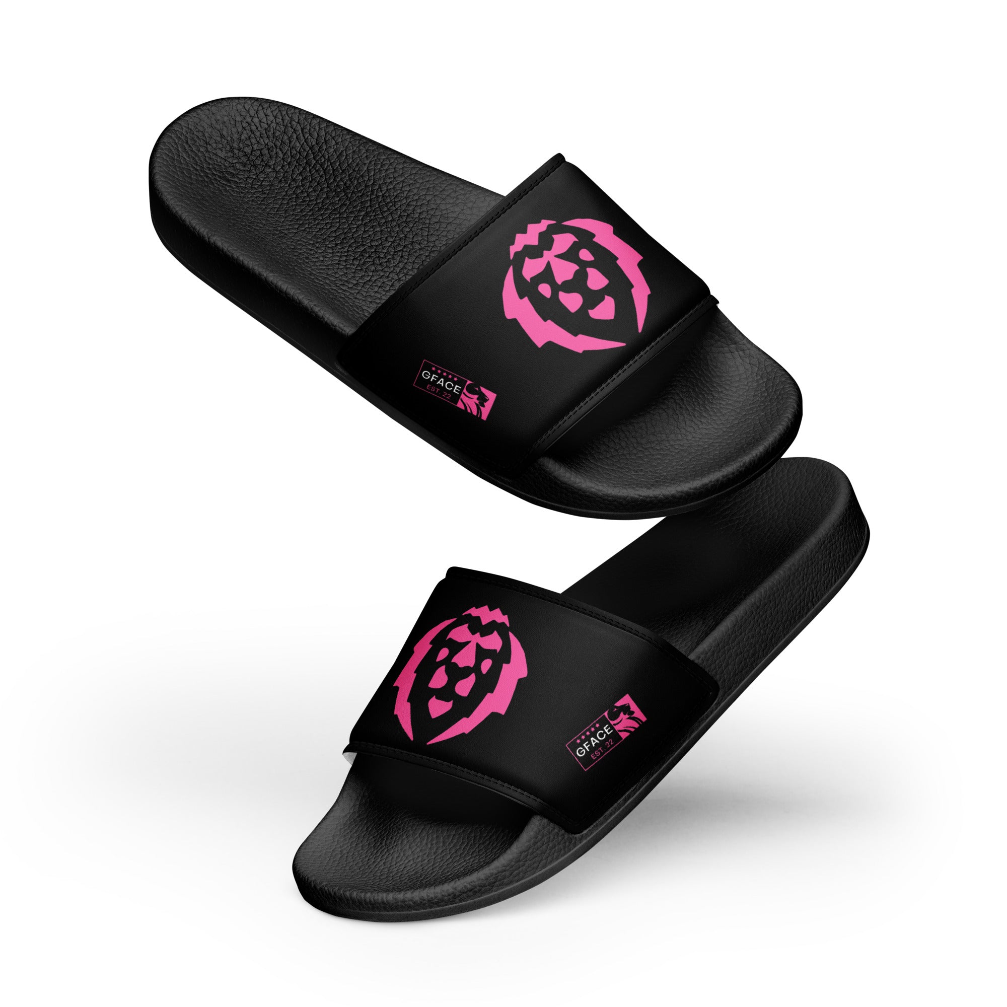 Women's Gface Pink Lion slides