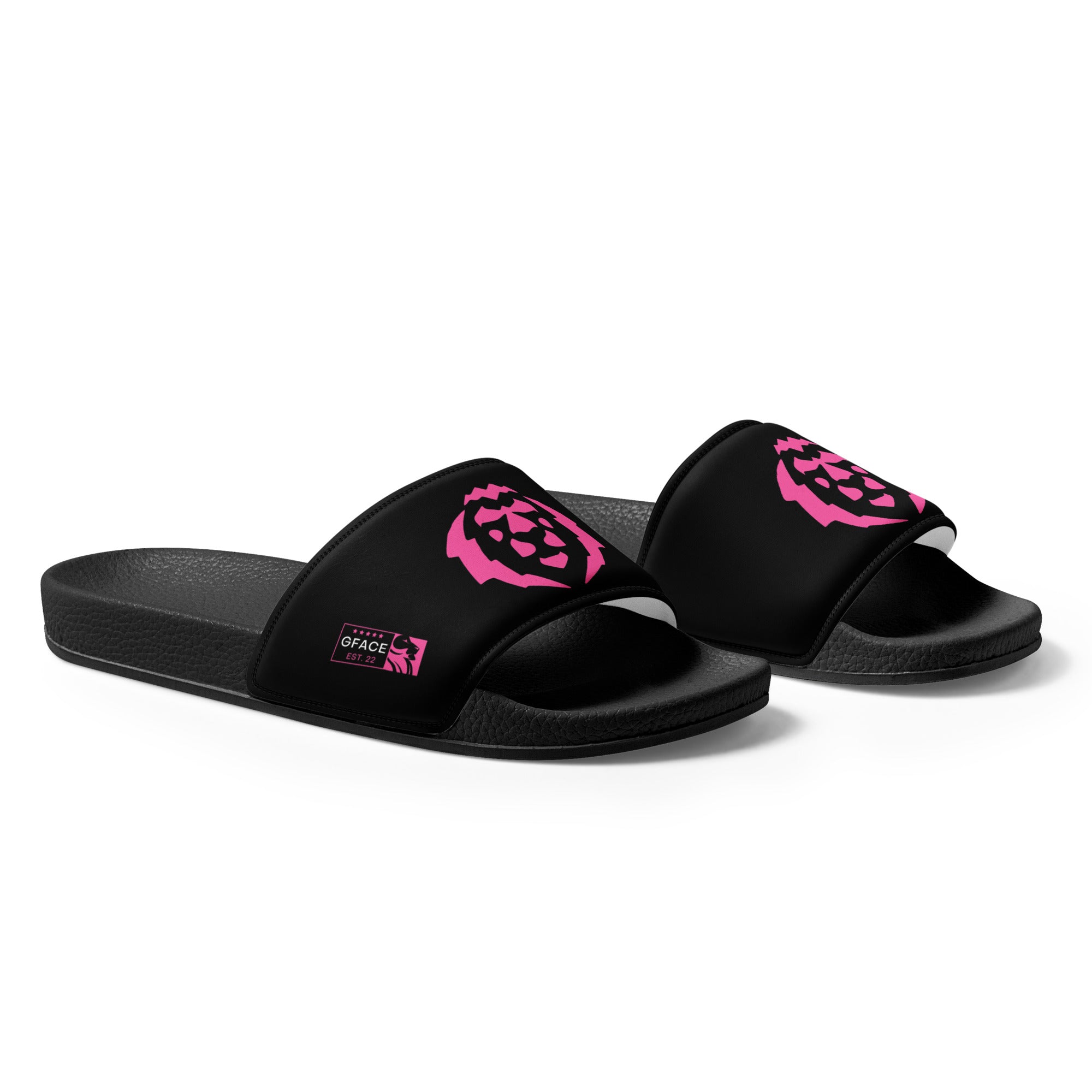 Women's Gface Pink Lion slides