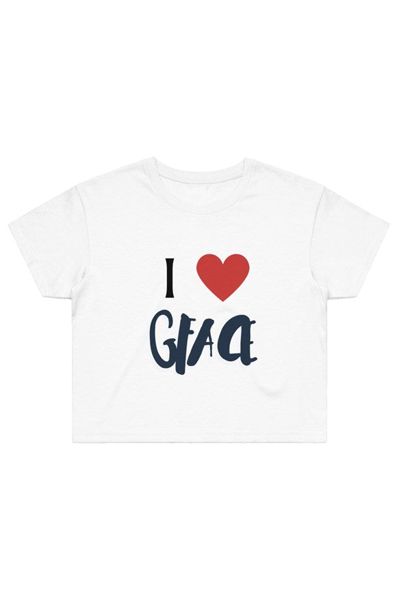 Street Crop Tee I ❤️ Gface