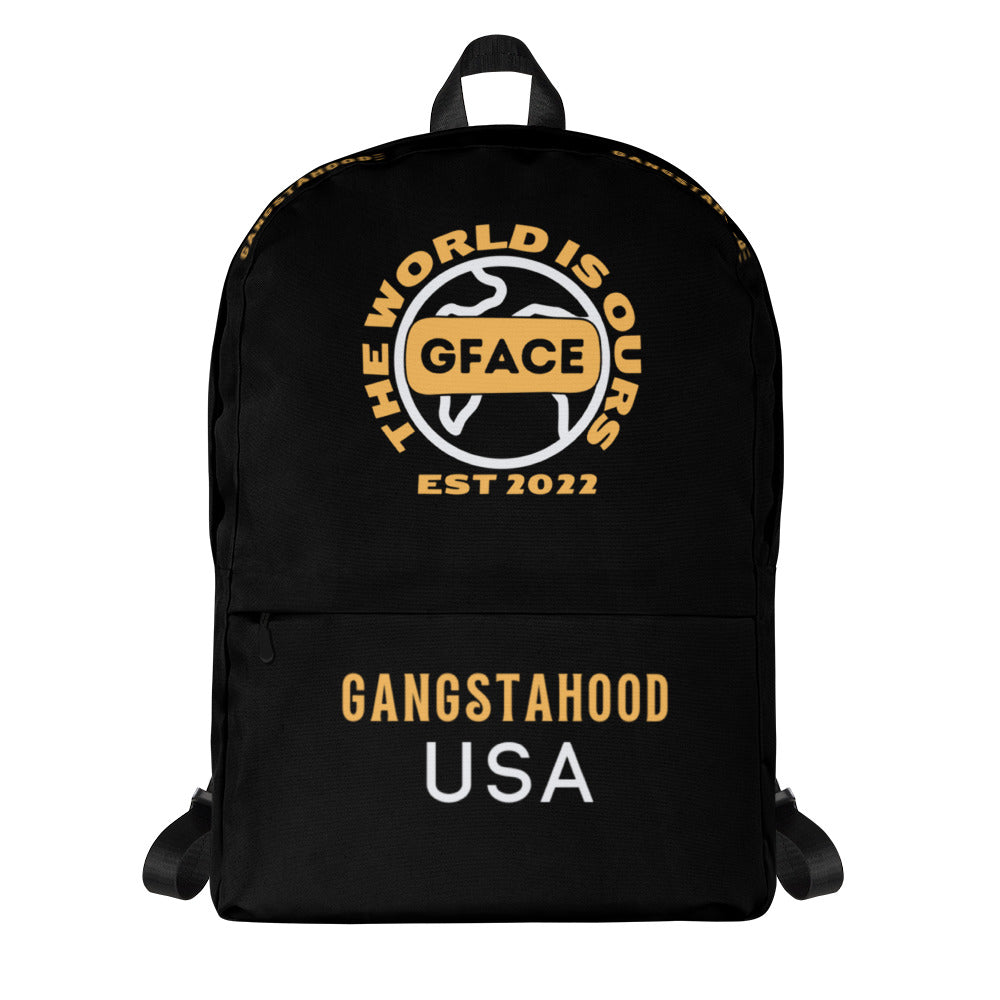 Backpack Gangstahood Usa THE World Is Ours