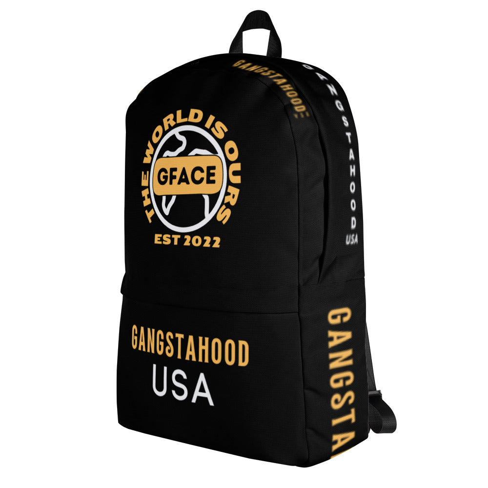 Backpack Gangstahood Usa THE World Is Ours