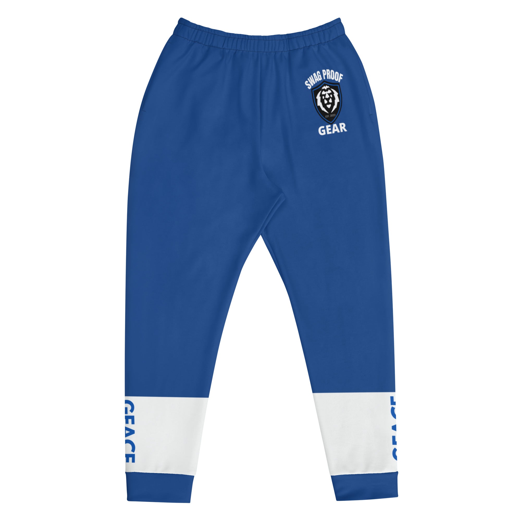 Men's 2-tone (Blue/W) Joggers Gface Swag Proof Gear