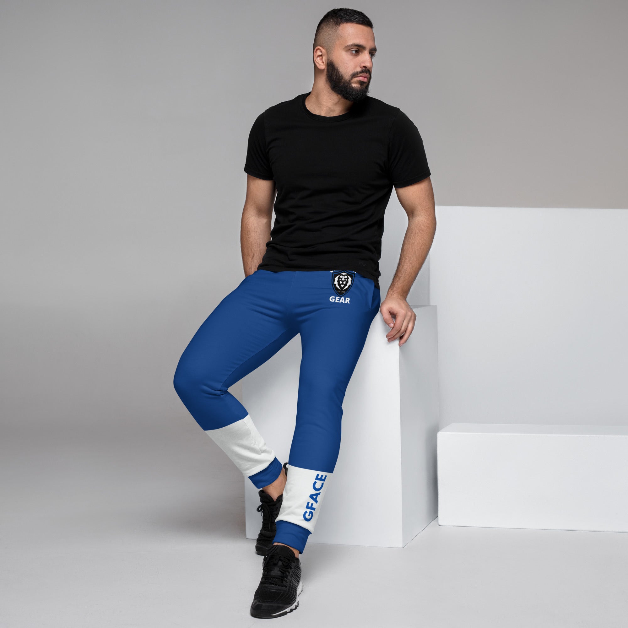 Men's 2-tone (Blue/W) Joggers Gface Swag Proof Gear