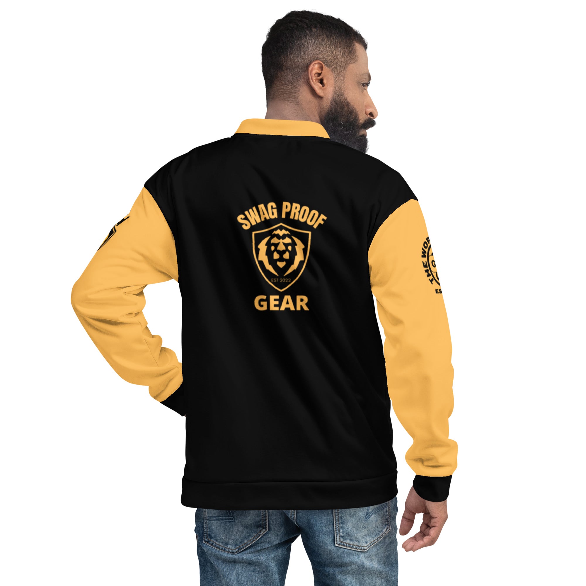 Unisex Bomber Jacket GANGSTAHOOD USA Swag Proof Gear