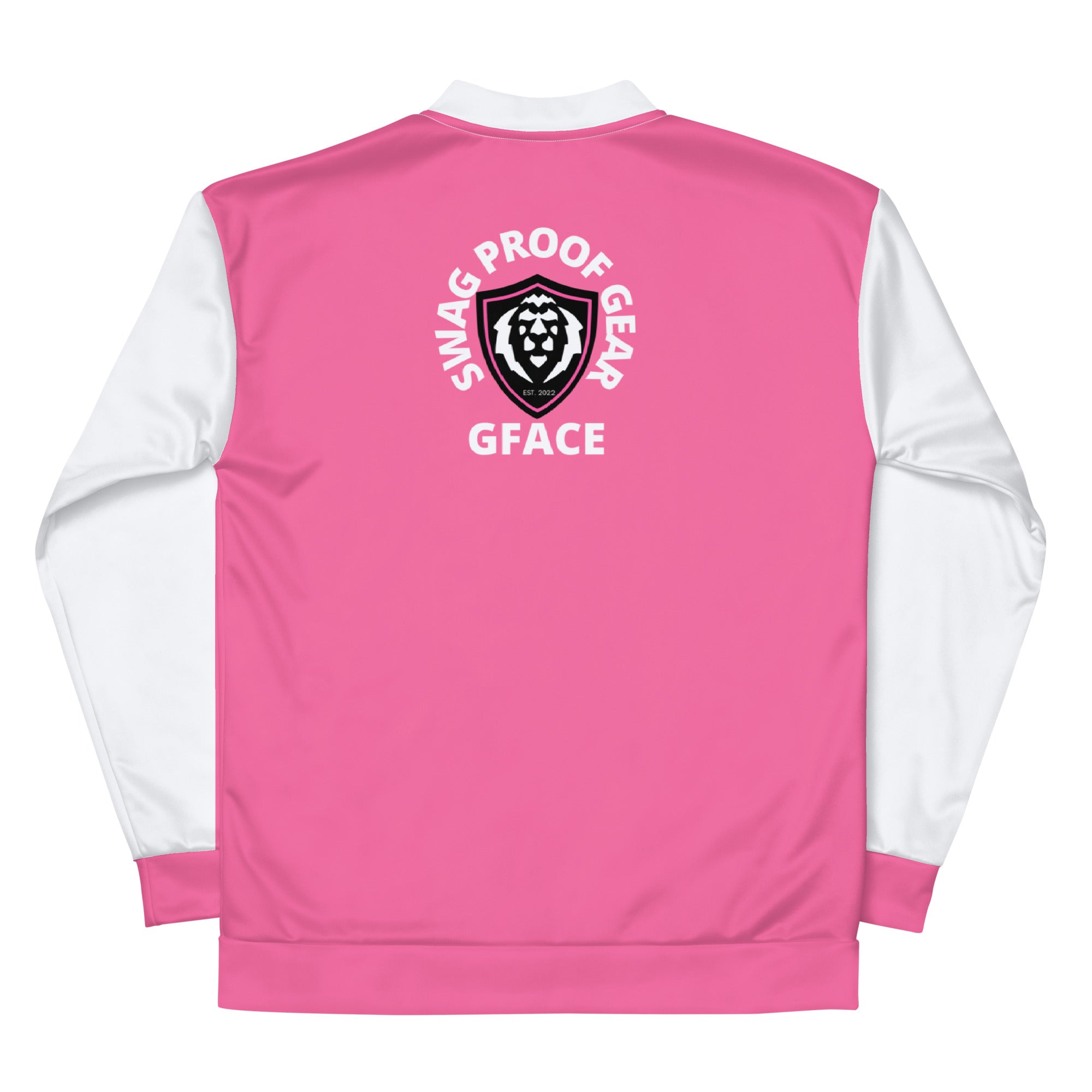 Unisex Bomber Jacket 2-tone (W/Pink) Gface Swag Legit