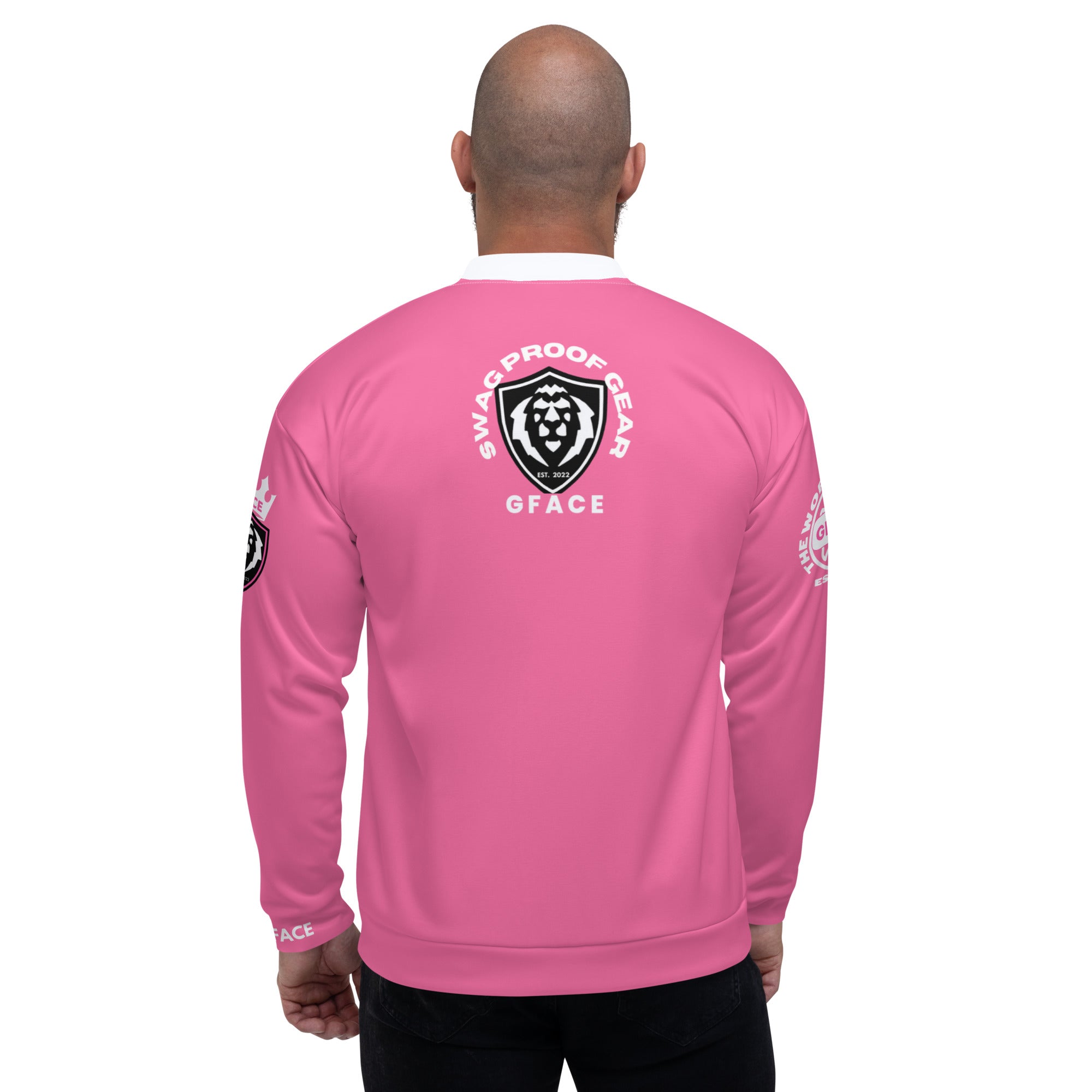 Unisex Bomber Jacket Pink Gface Vip