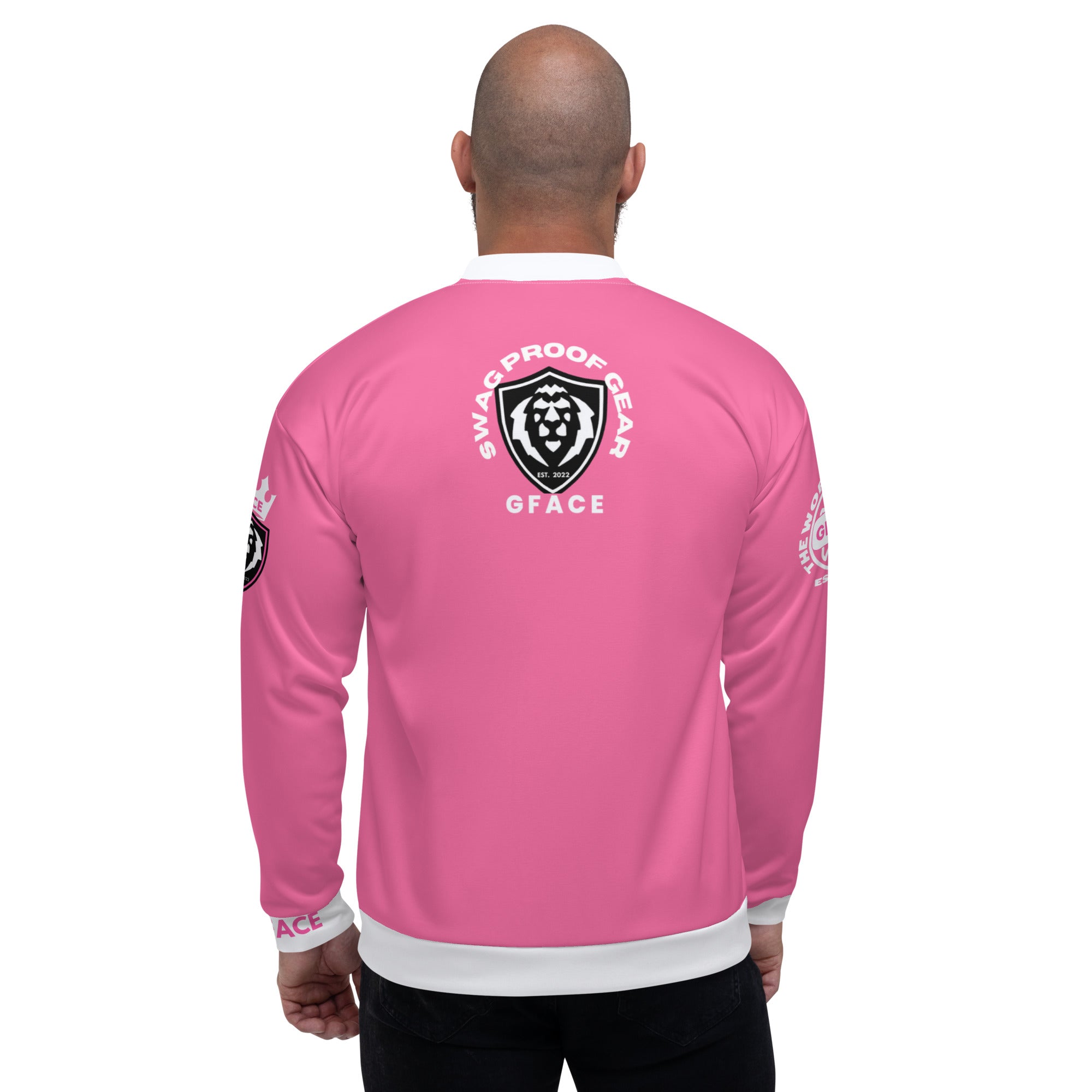 Unisex Bomber Jacket 2-tone (W/Pink) Gface Vip Legit