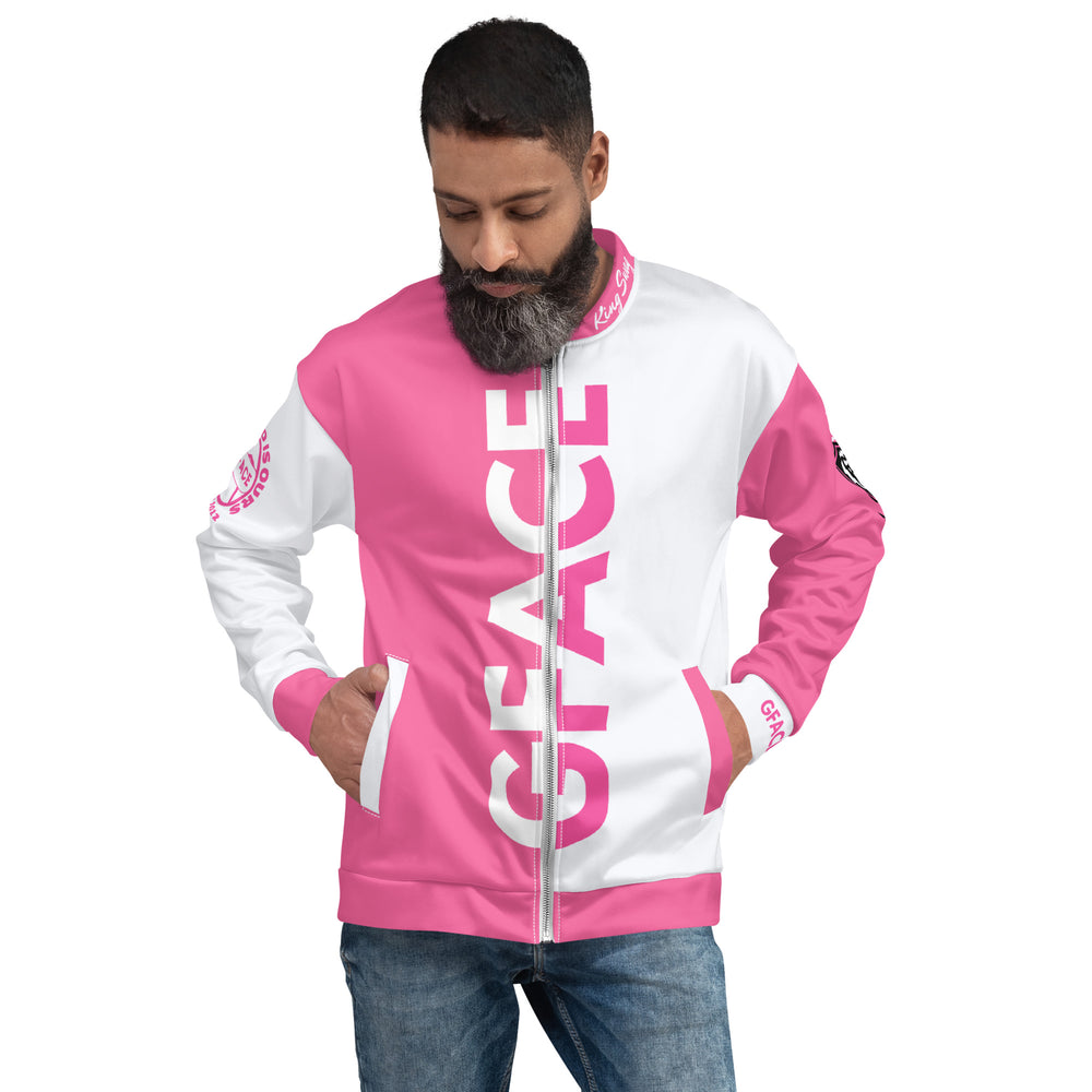 Unisex Bomber Jacket 2-tone (W/Pink) Gface Legit