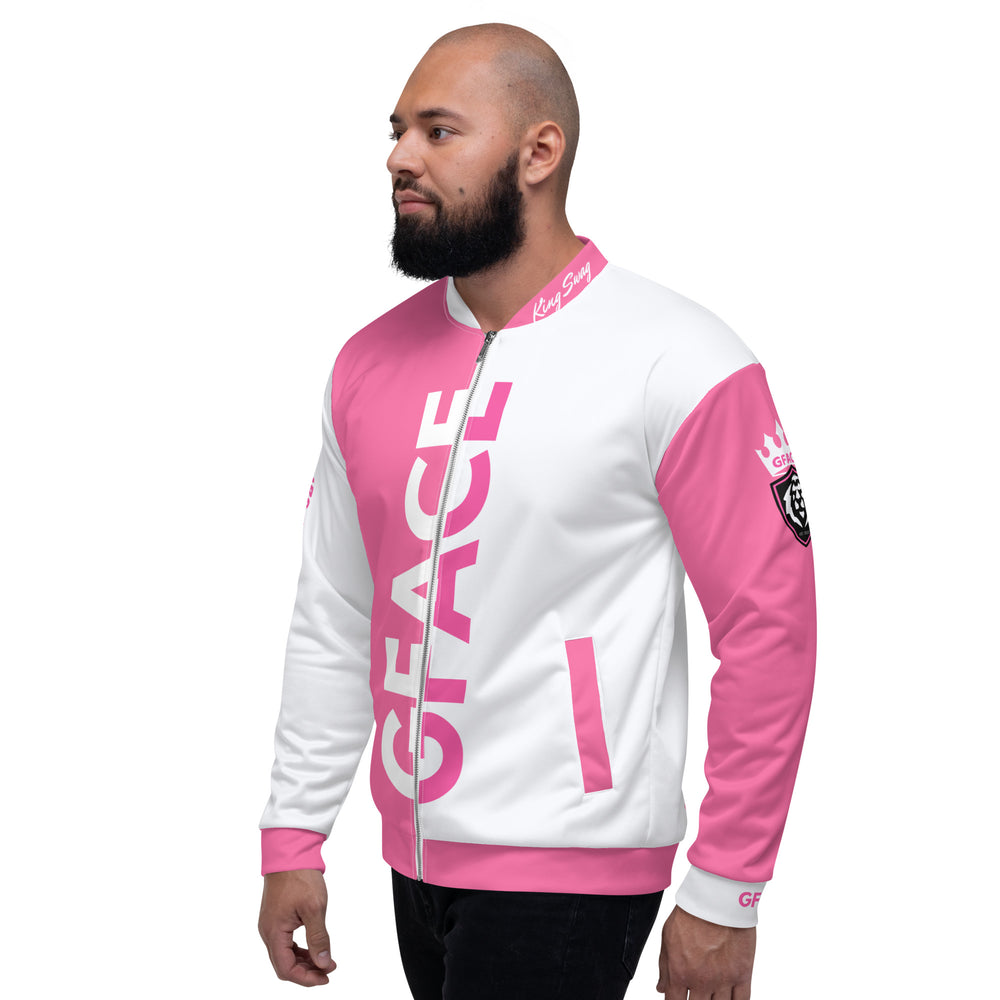 Unisex Bomber Jacket 2-tone (W/Pink) Gface Legit