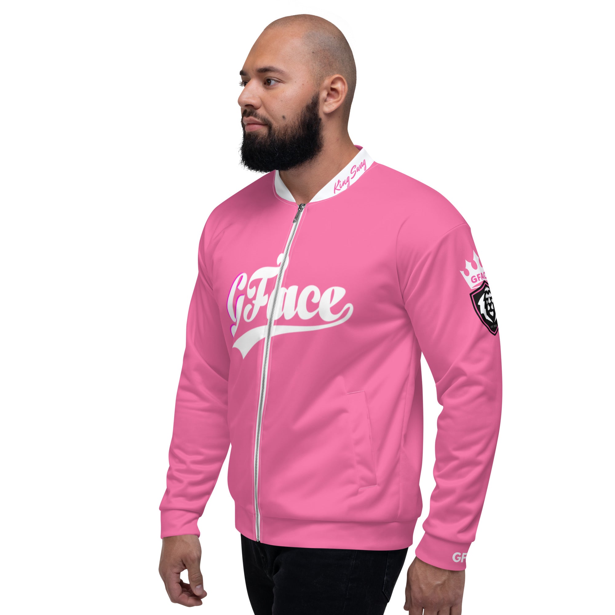 Unisex Bomber Jacket Pink Gface Vip