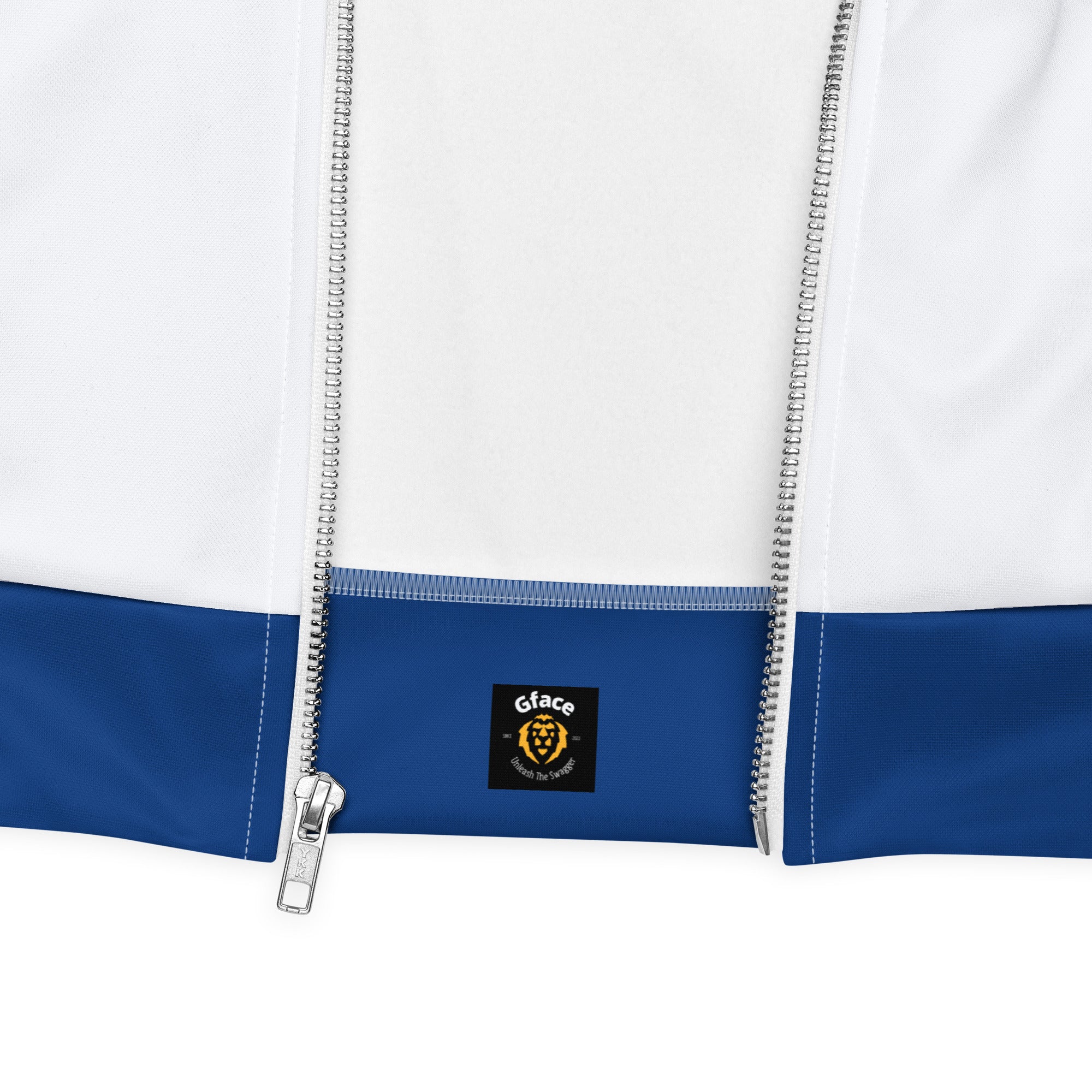 Unisex Bomber Jacket 2-tone (W/Blue) Gface Swag Legit