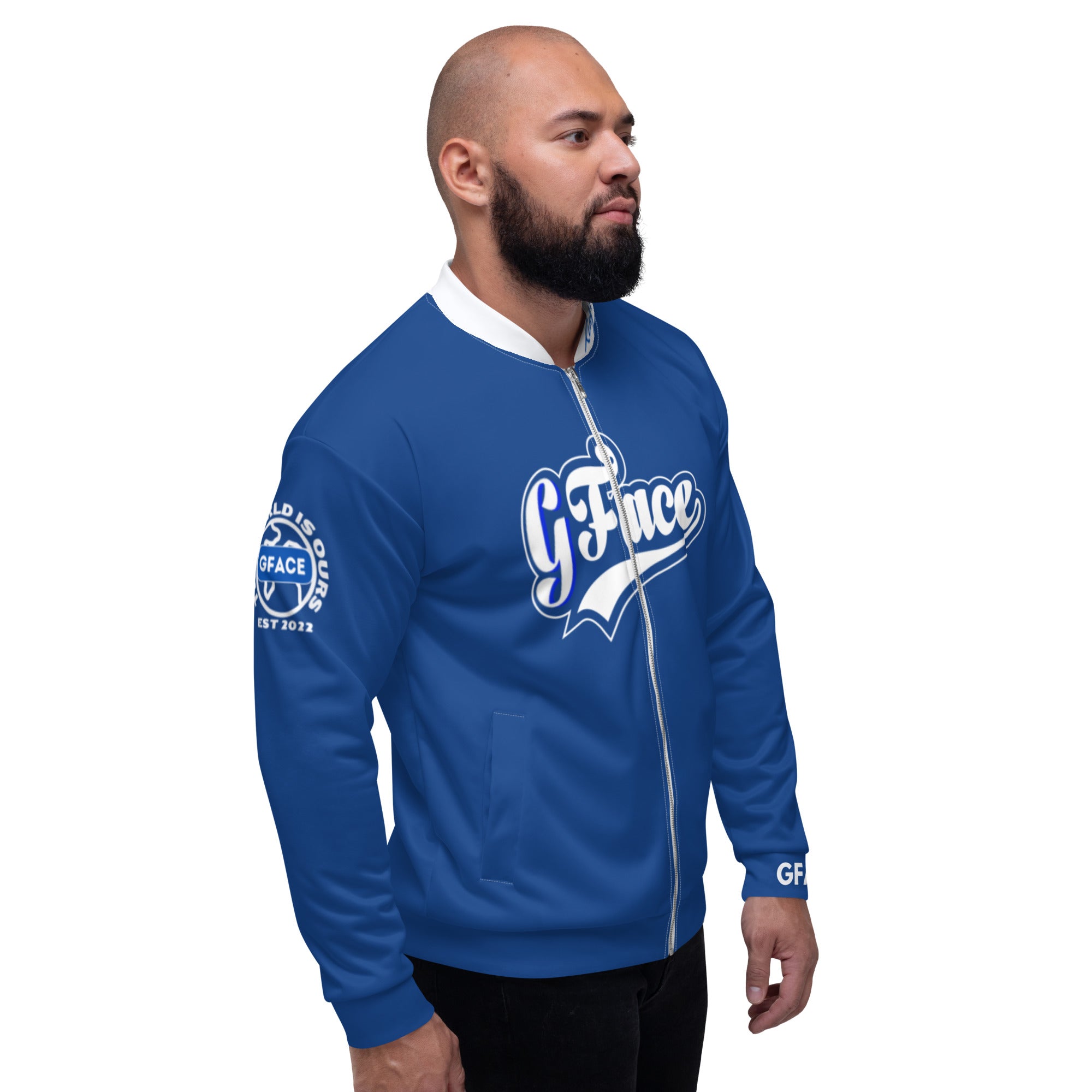 Unisex Bomber Jacket Blue Gface Vip